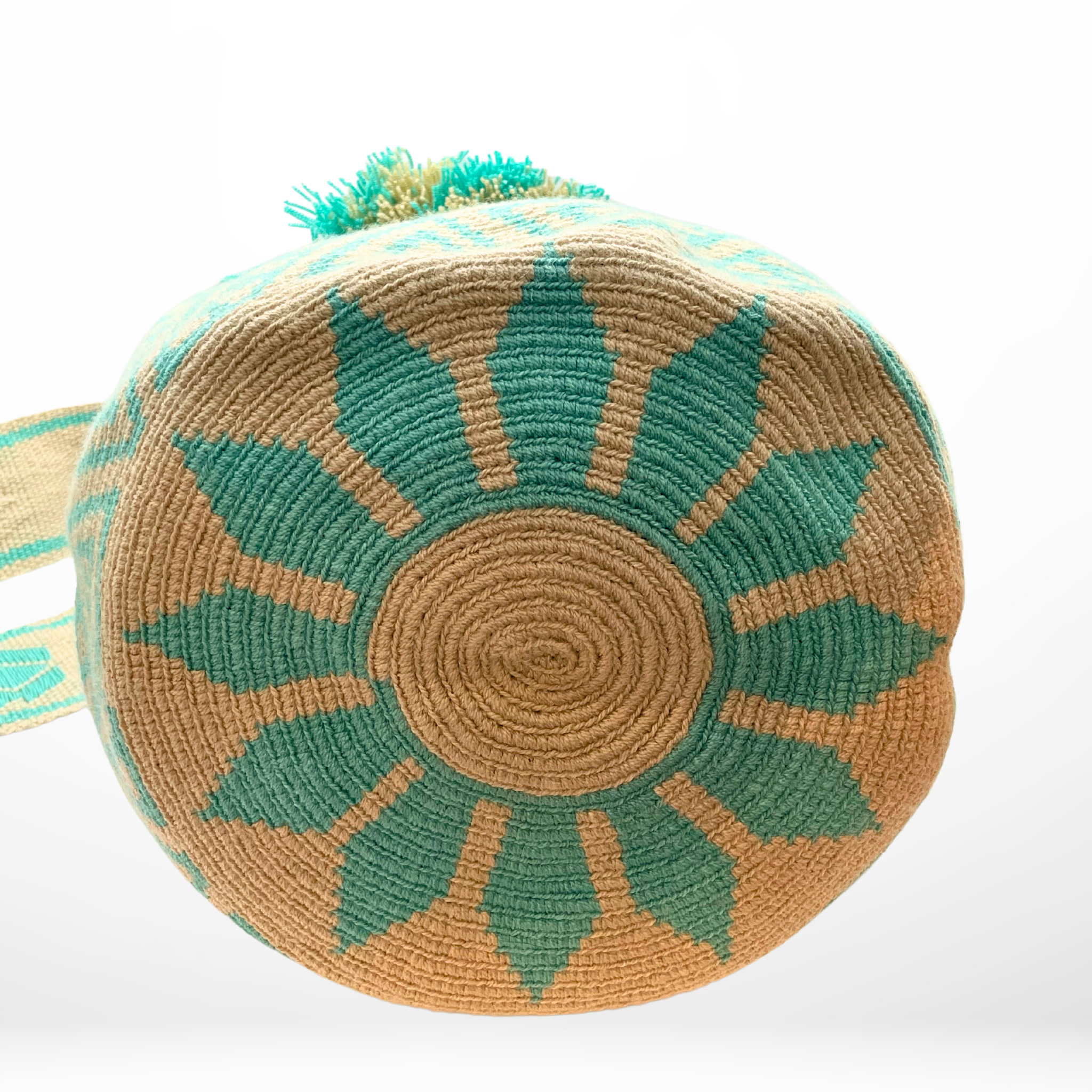 Milano Wayuu Crochet Bags Aquamarine Alejandra Collective