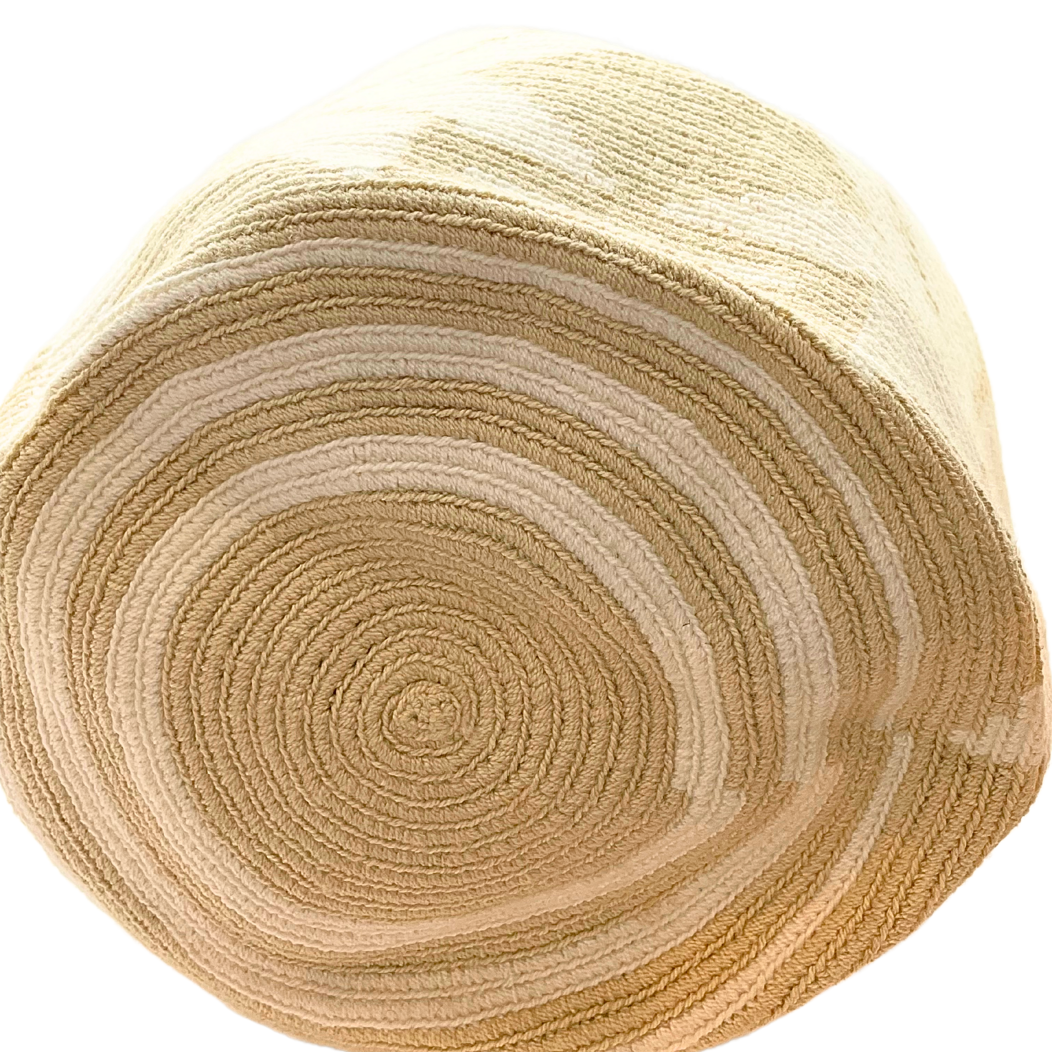 Milano Wayuu Crochet Bags Latte and Cream Alejandra Collective