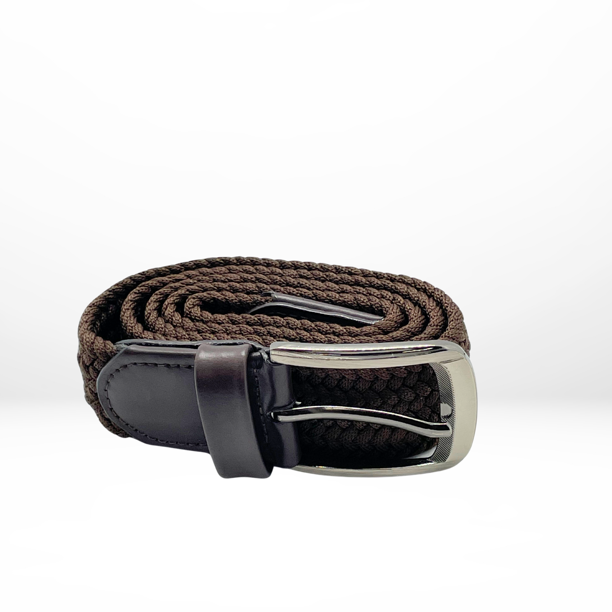 Genuine Full Grain Leather Woven Belts Alejandra Collective