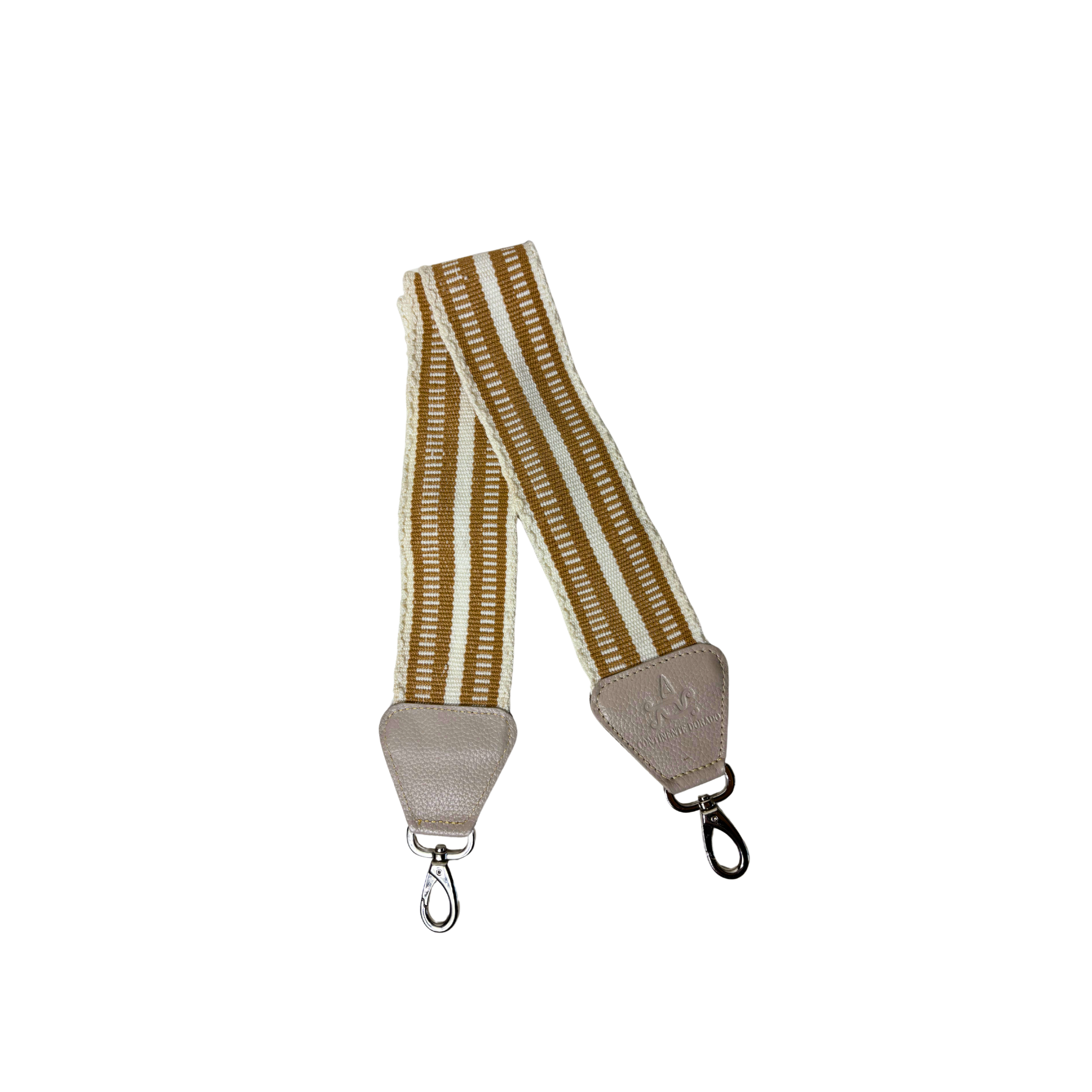 Handwoven Bag and camera Strap Cream Alejandra Collective