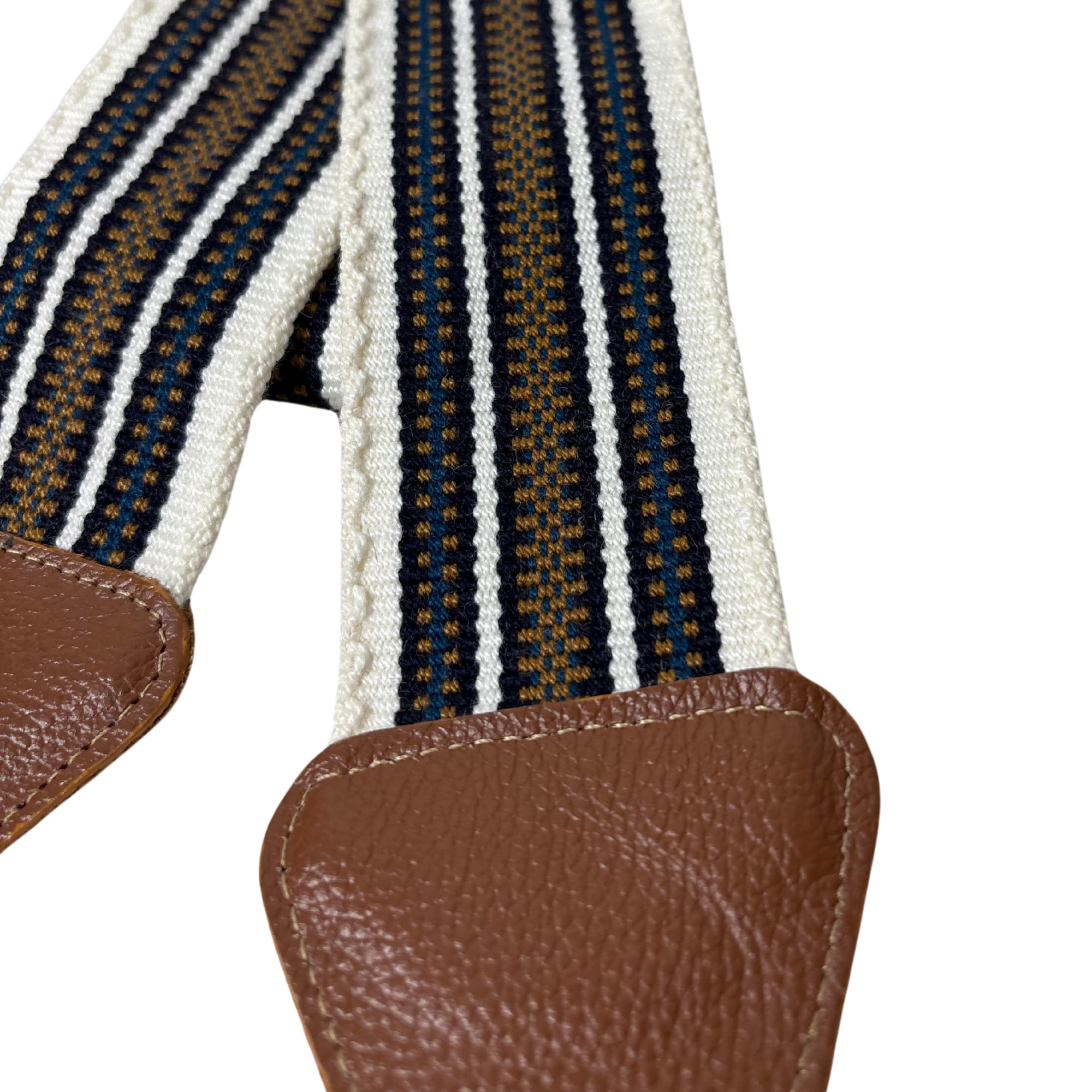 Handwoven Wayuu Bag Strap Cappuccino Alejandra Collective