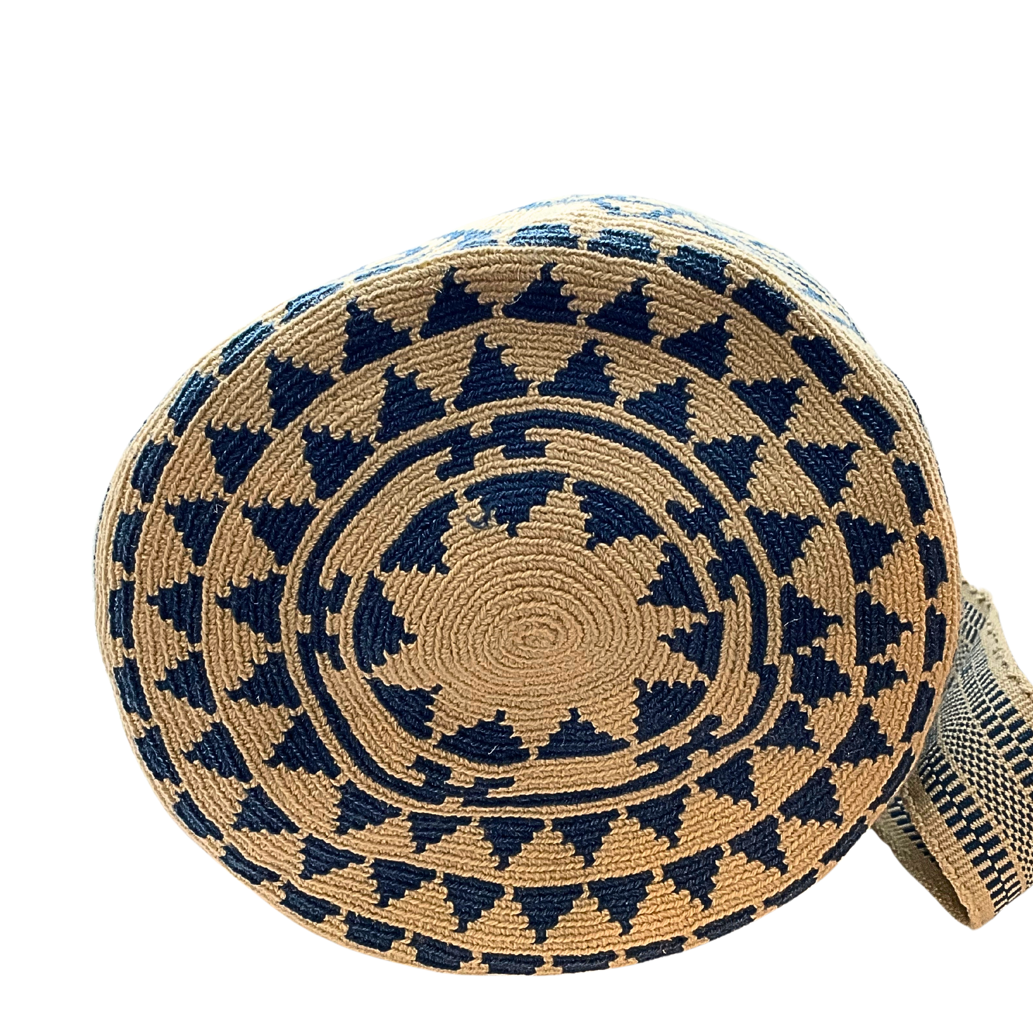 Milano Wayuu Crochet Bags Navy Blue Alejandra Collective