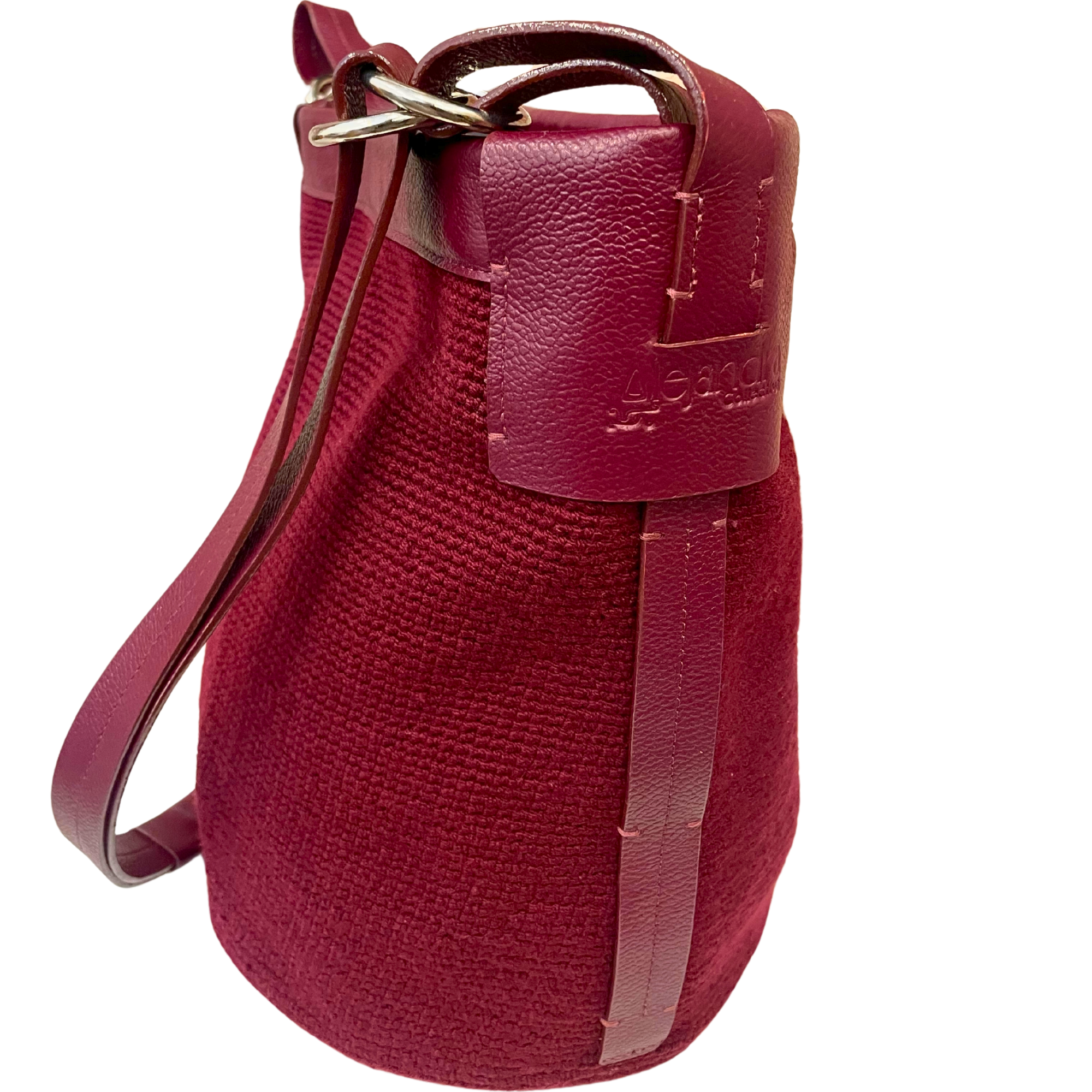 Beatrice Crochet Bag Burgandy Alejandra Collective
