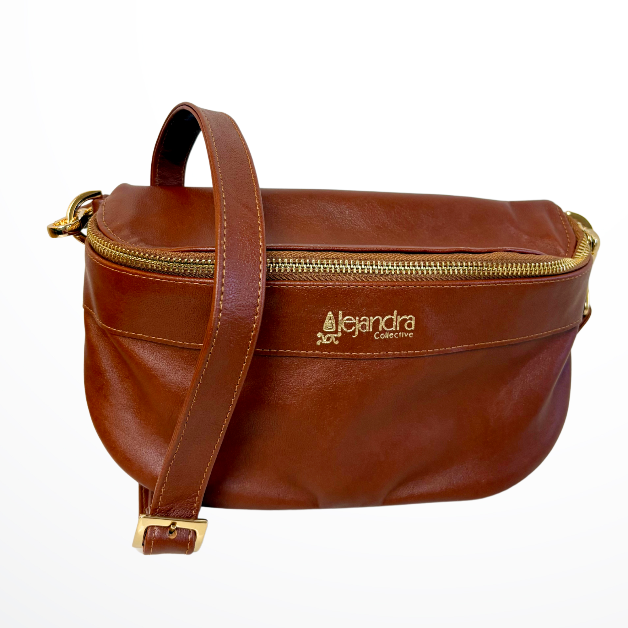 Bella Bum Bag Genuine Soft Leather Alejandra Collective