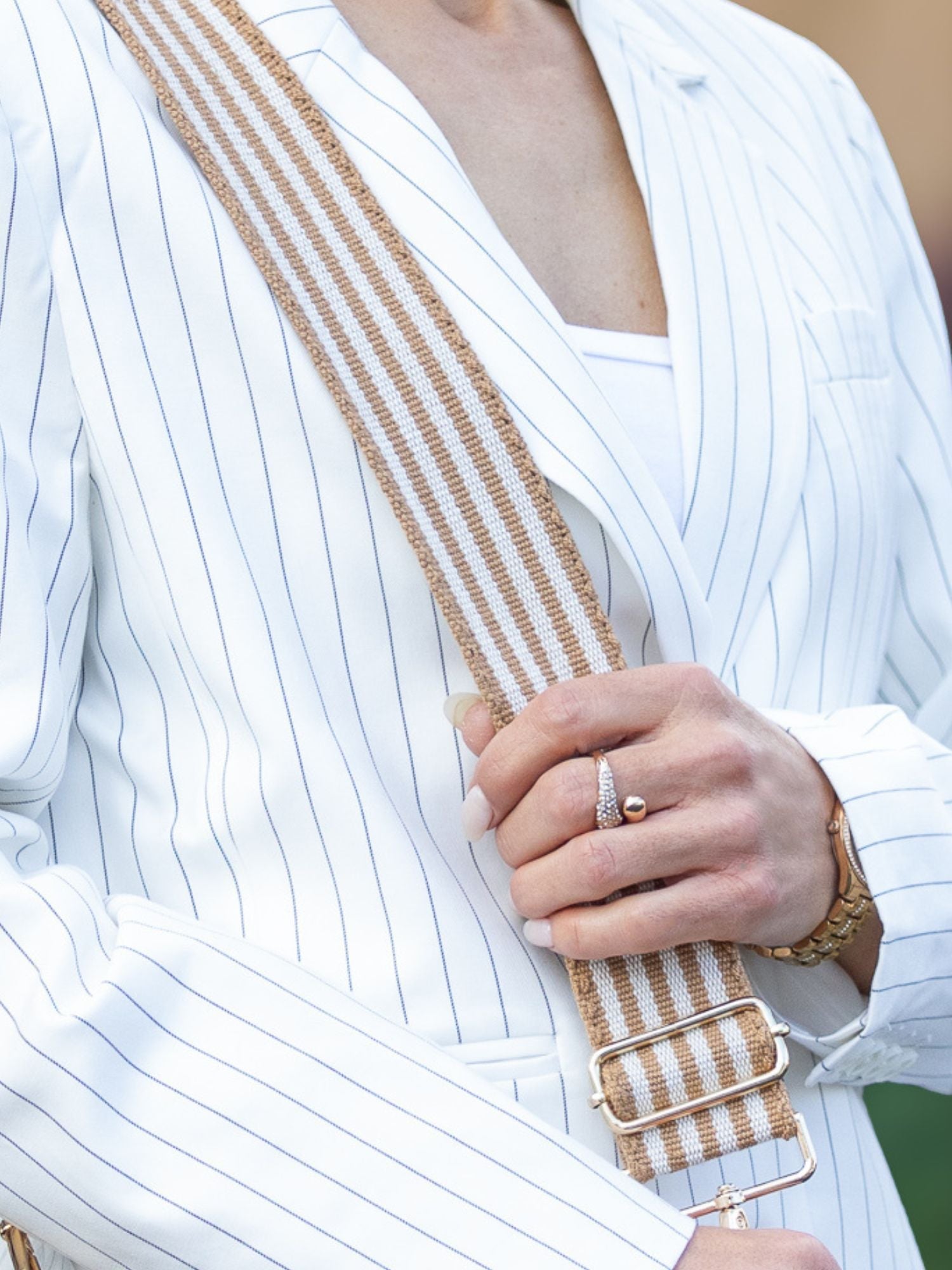 Bianca Crochet Bucket Bag Camel Alejandra Collective