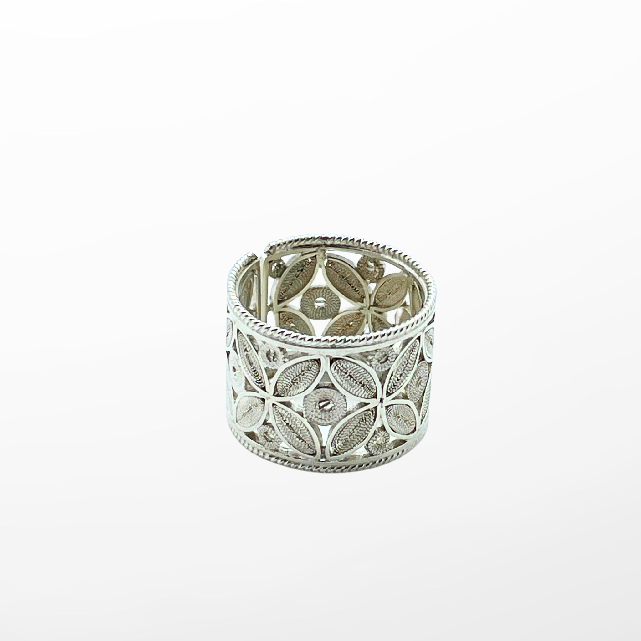 Chloe Filigree Ring Silver Alejandra Collective
