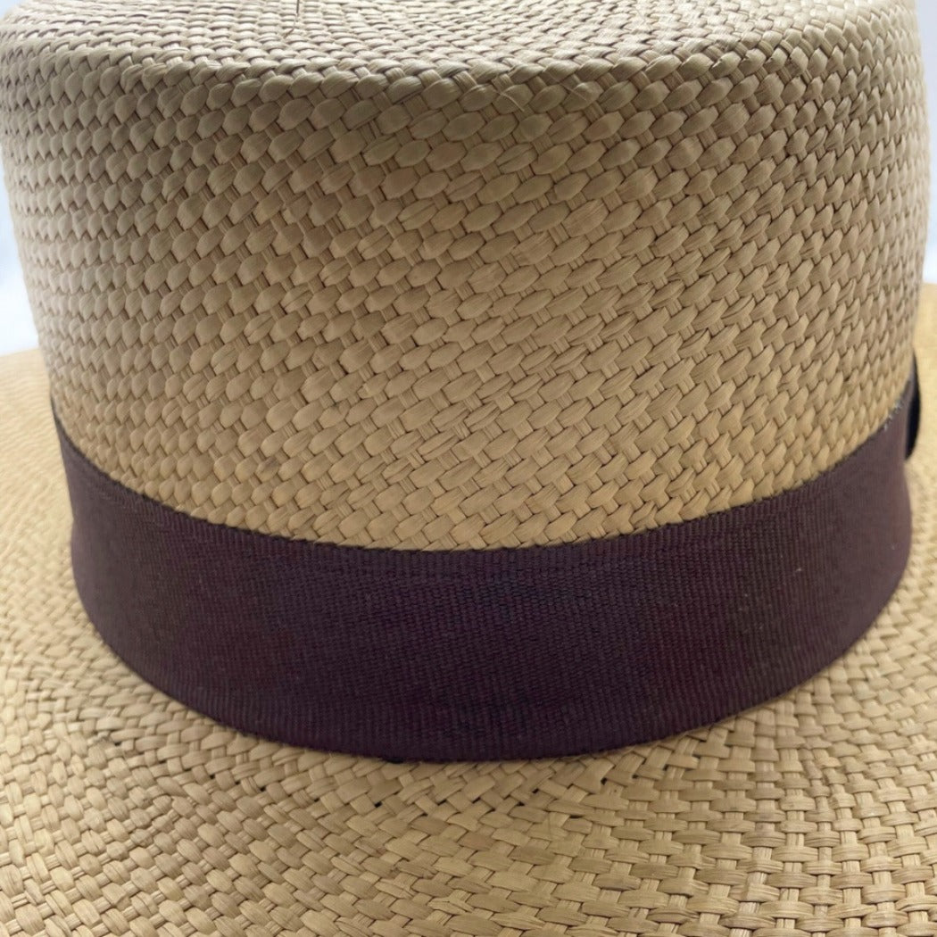 Cordovez Woven Hat Brown- Continente Dorado