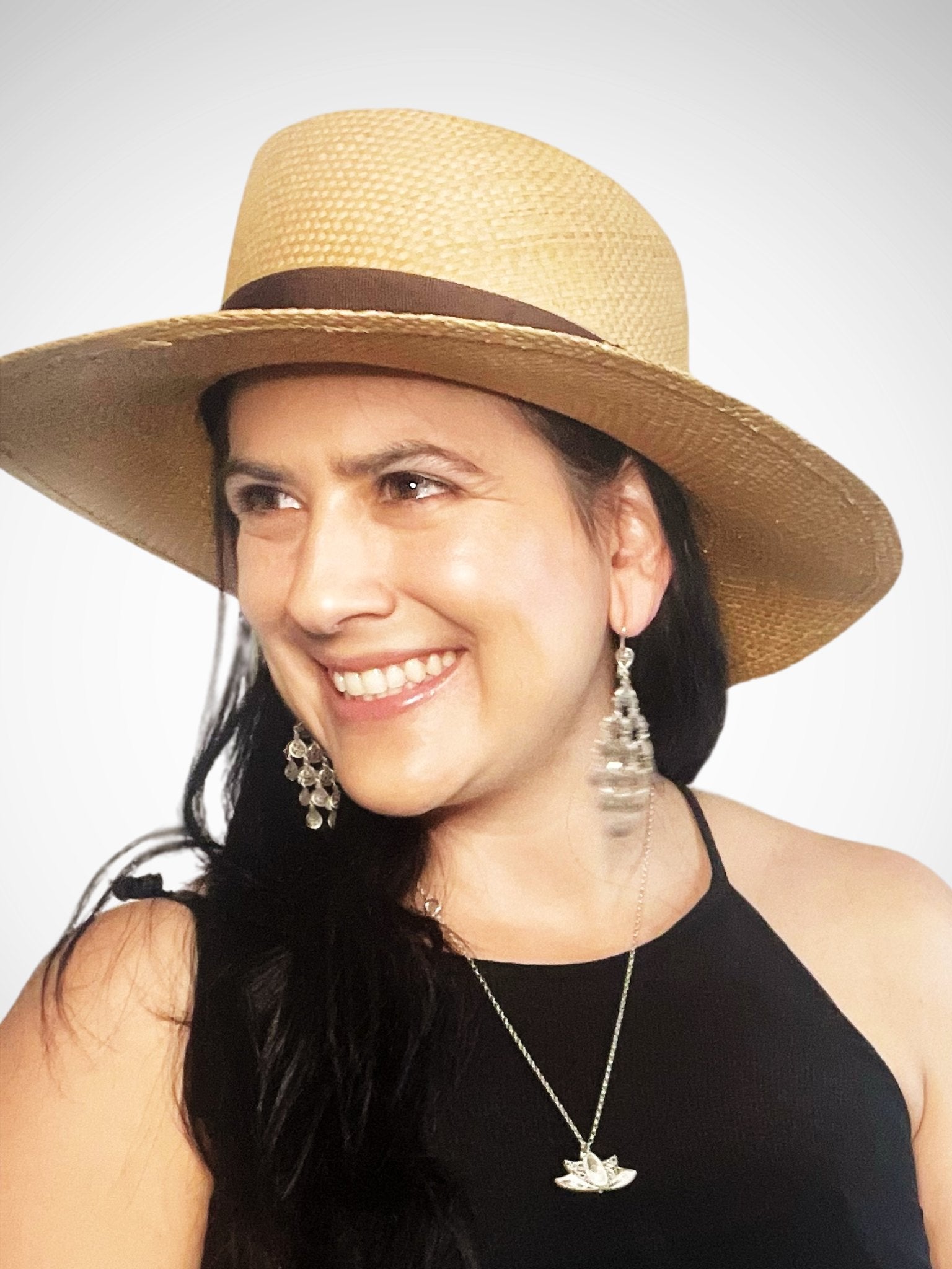 Cordovez Woven Hat Brown- Continente Dorado