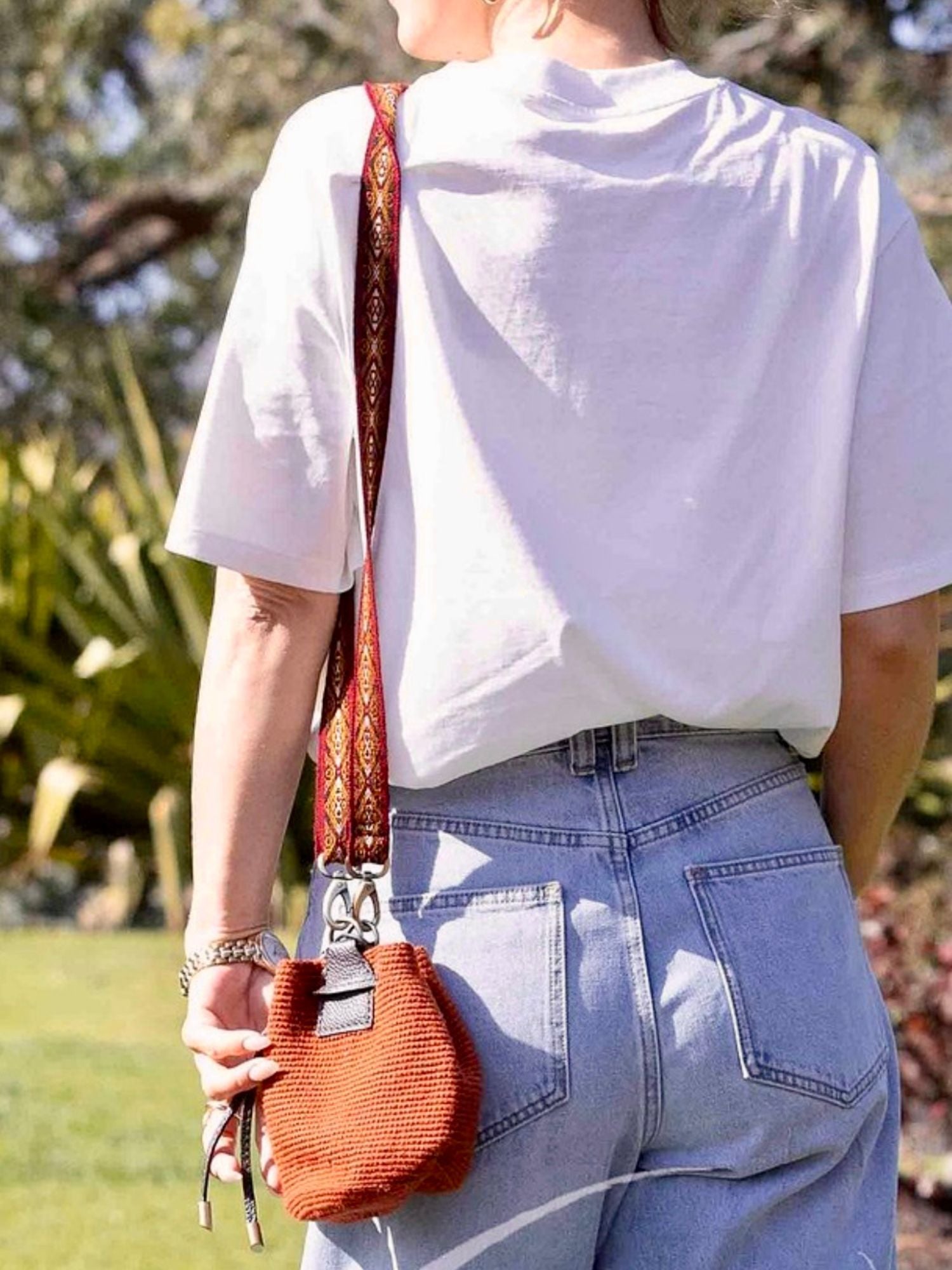 Dolce Mini Crochet Bag Terracotta