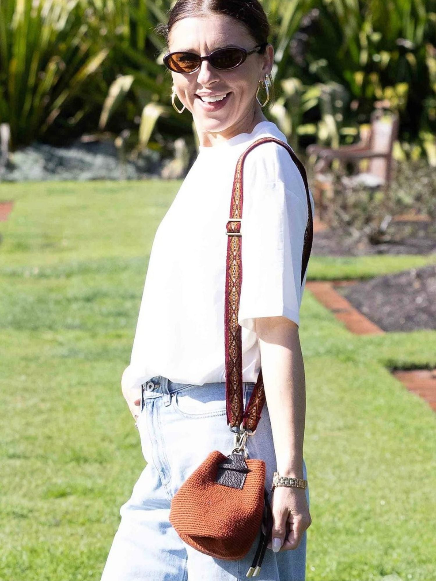 Dolce Mini Crochet Bag Terracotta