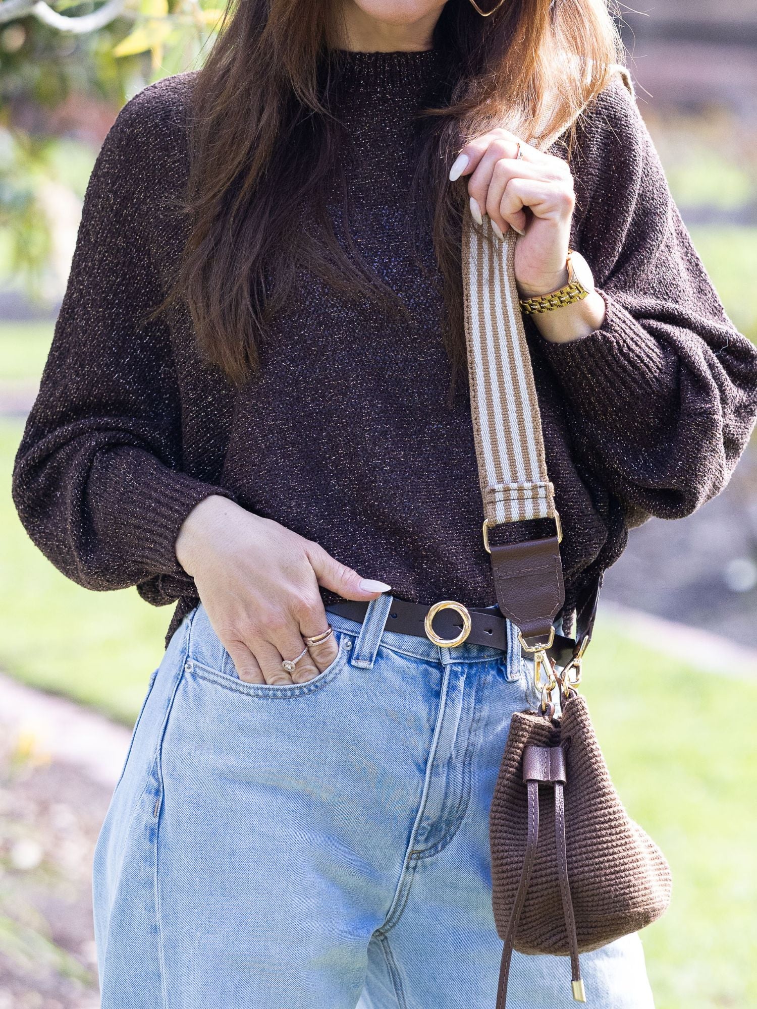 Dolce Mini Crochet Bag Terracotta Alejandra Collective