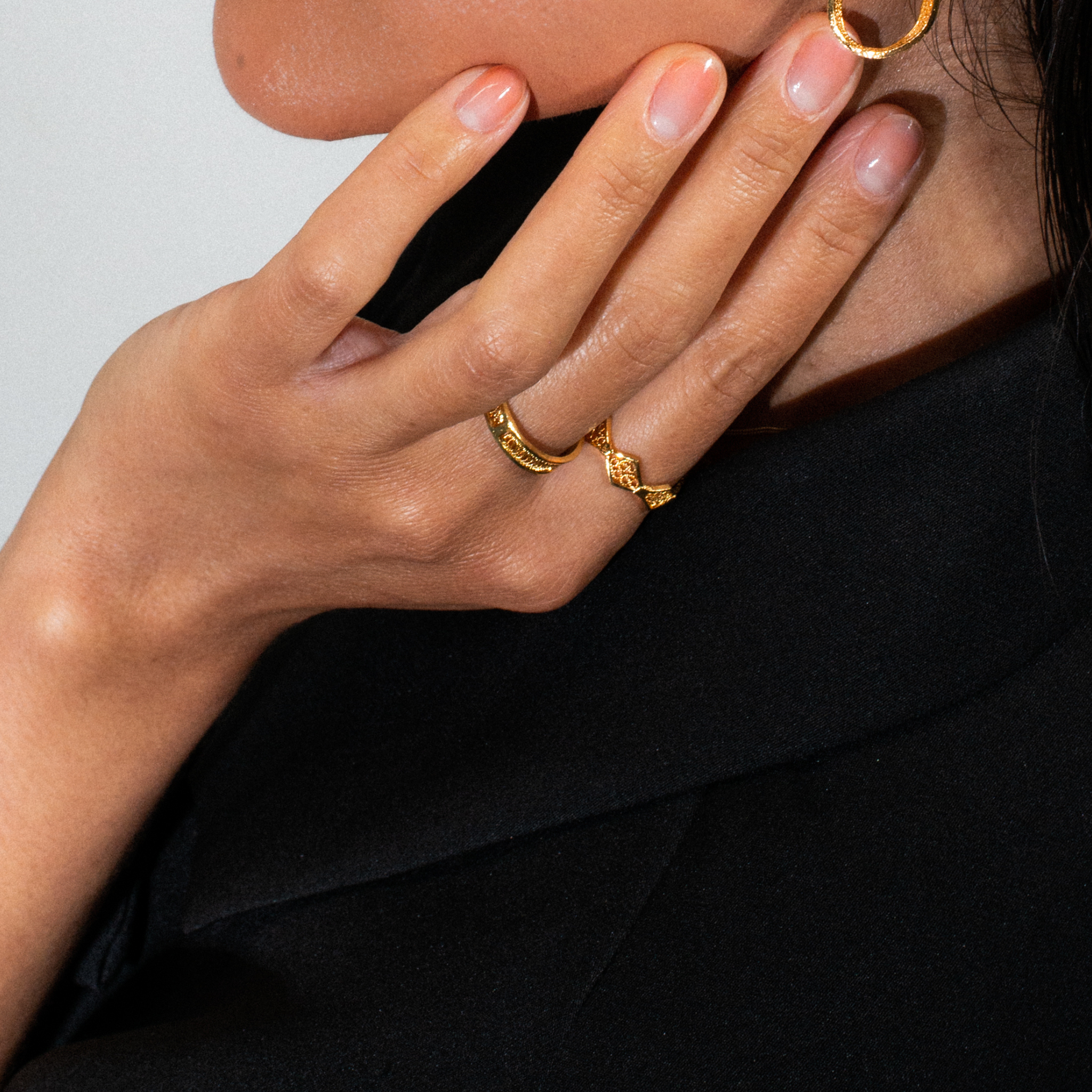 Rita Filigree Ring Silver Alejandra Collective