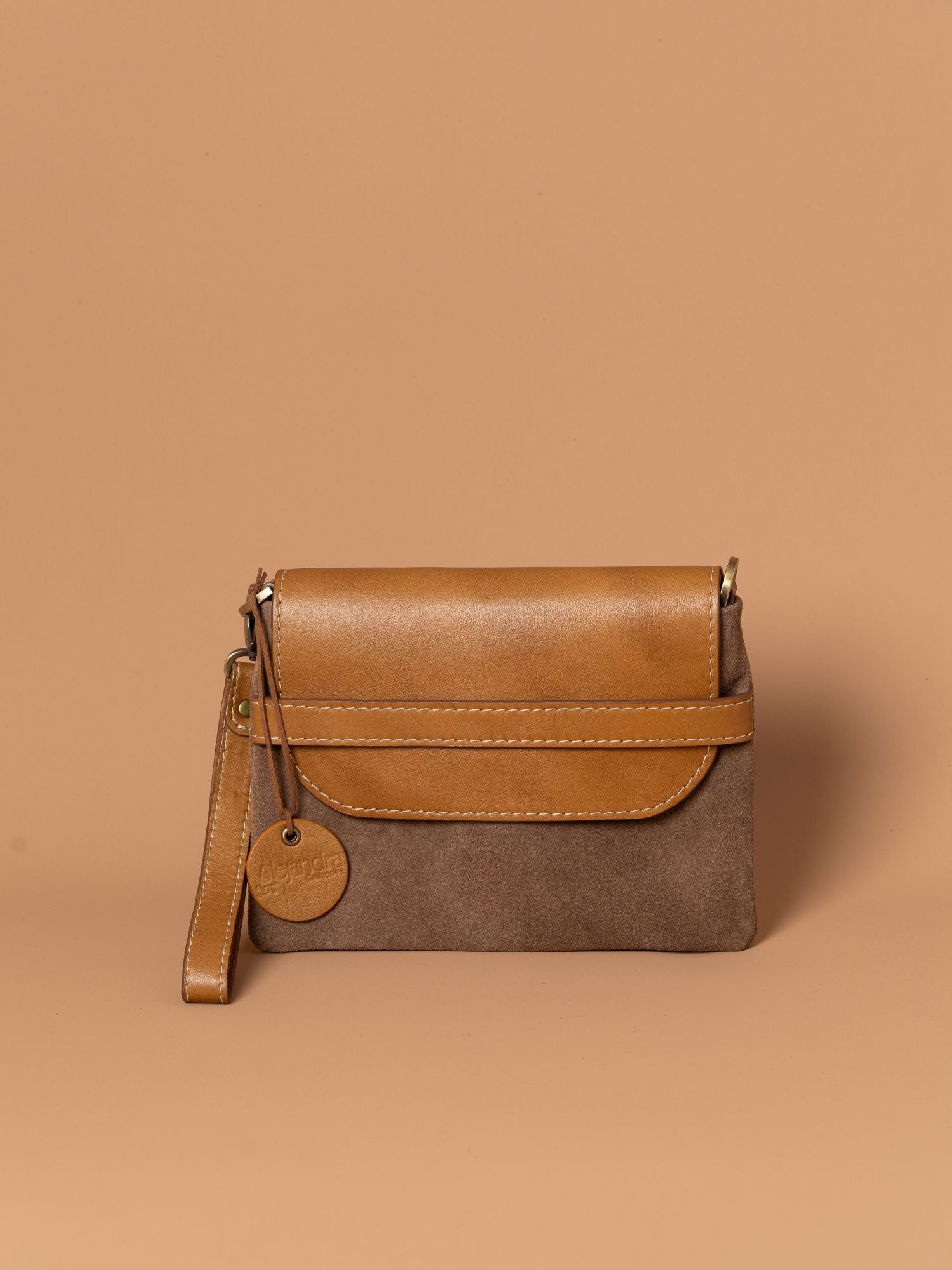 Giulia Leather Crossbody Clutch Alejandra Collective