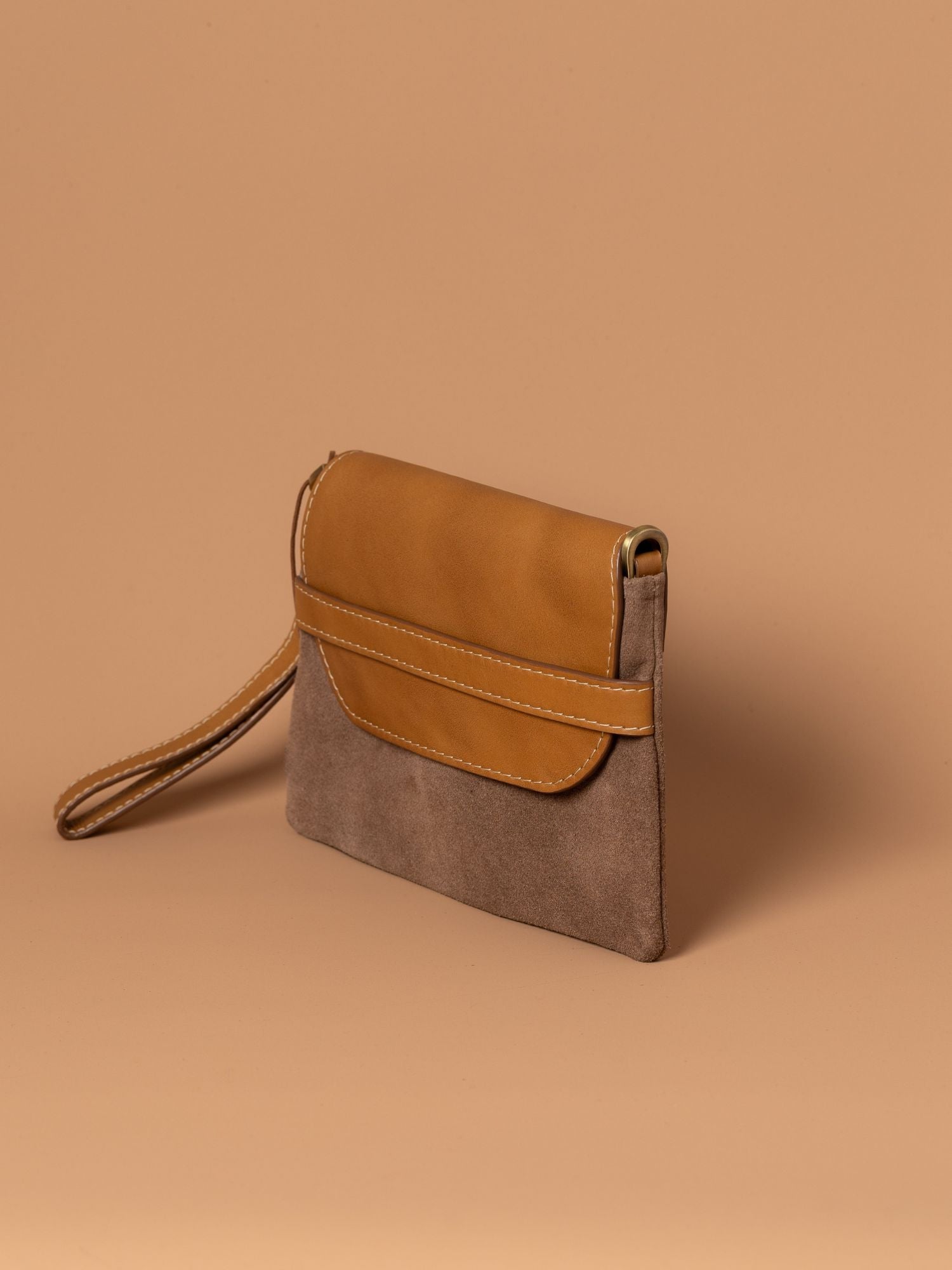 Giulia Leather Crossbody Clutch Alejandra Collective