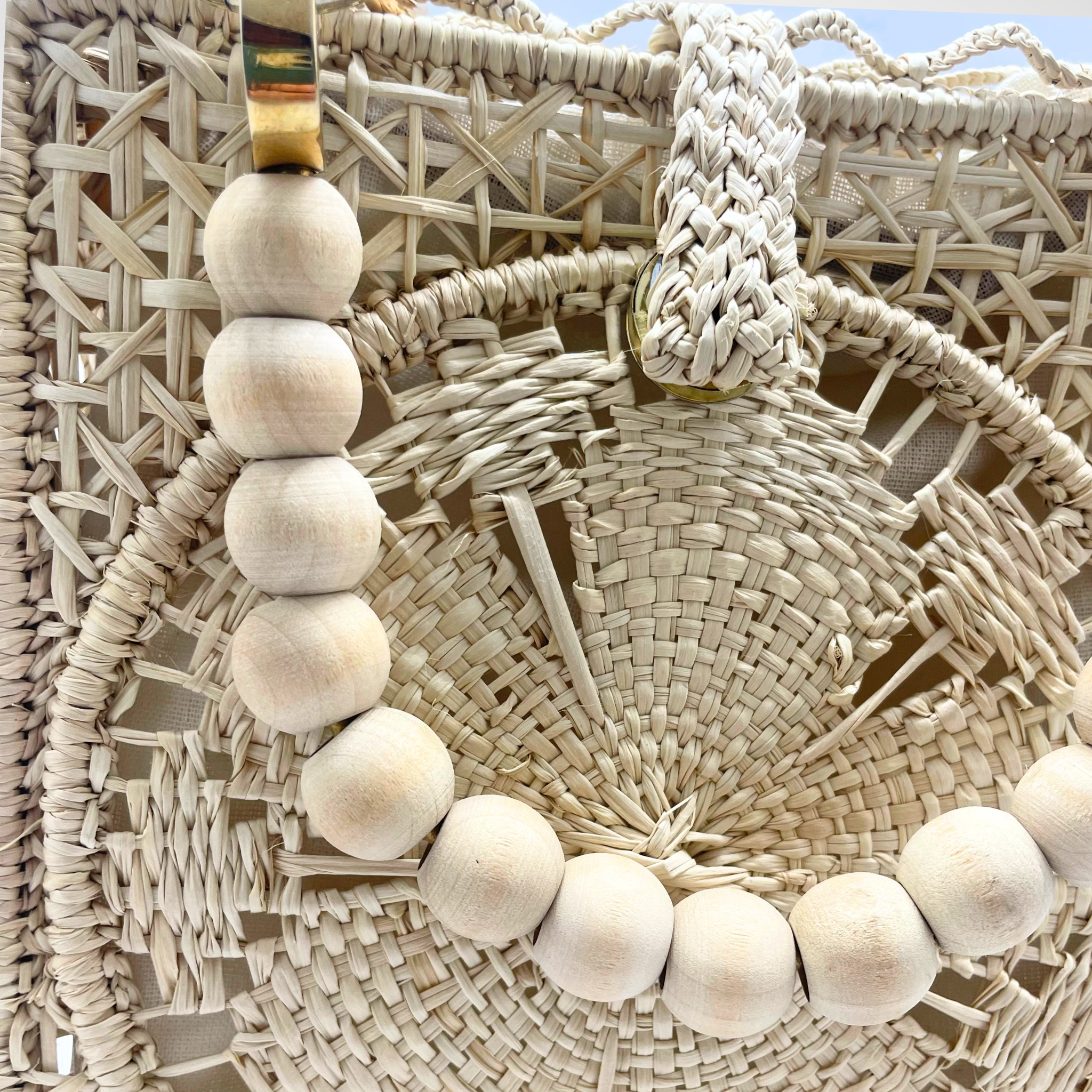 Olivia Woven Basket Bag Mini Alejandra Collective