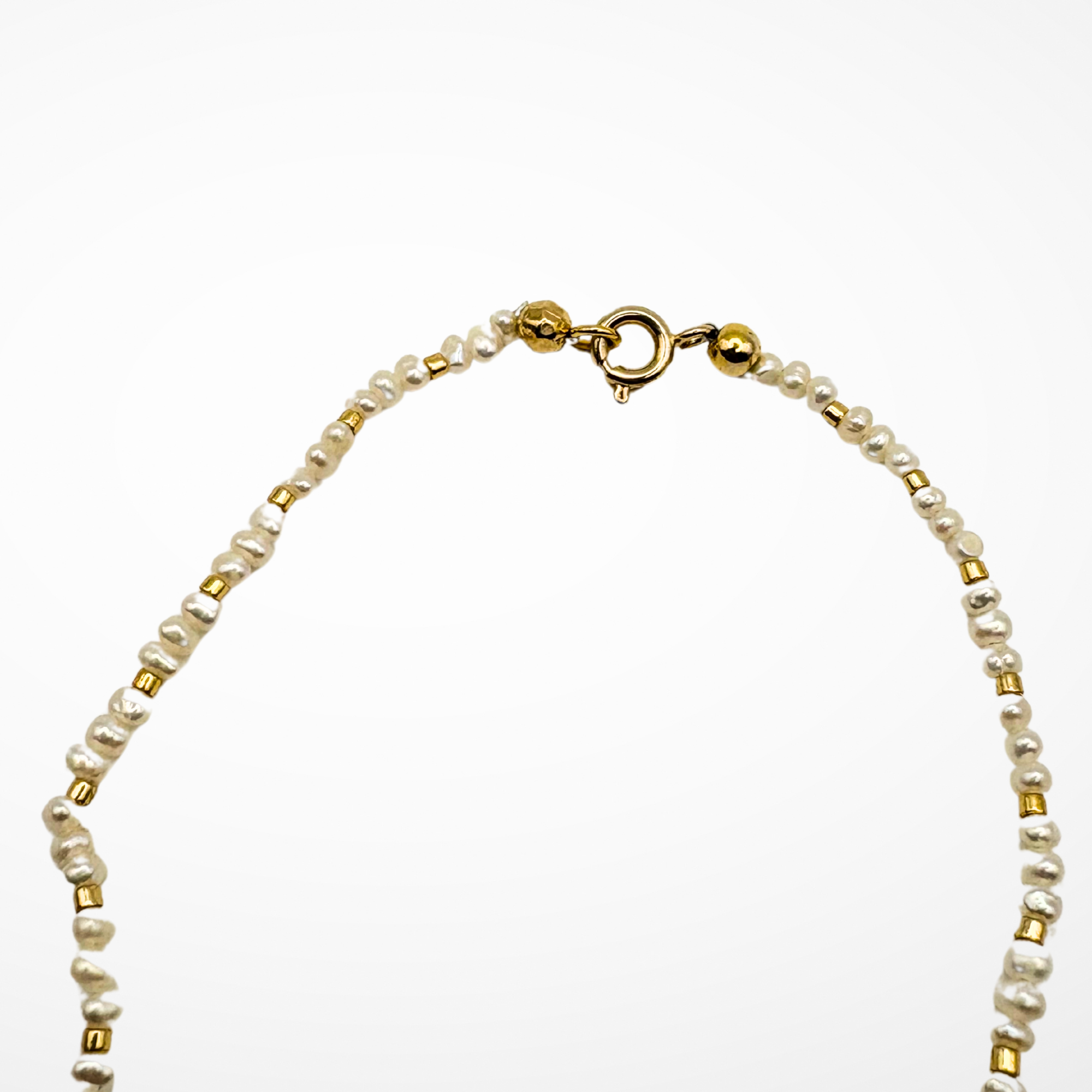Orchid Pearl Necklace – Filigree Gold 24K Alejandra Collective