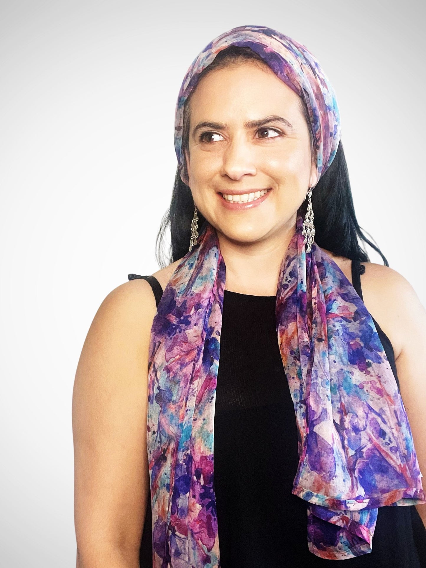 Silk Scarf Hand Dyed-Alejandra Collective