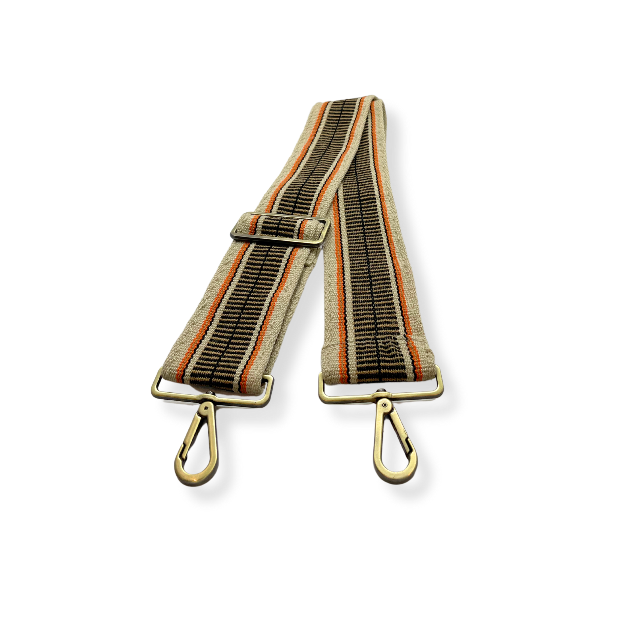 New collection- Ramona Handwoven Straps Orange, Brown and cream Alejandra Collective