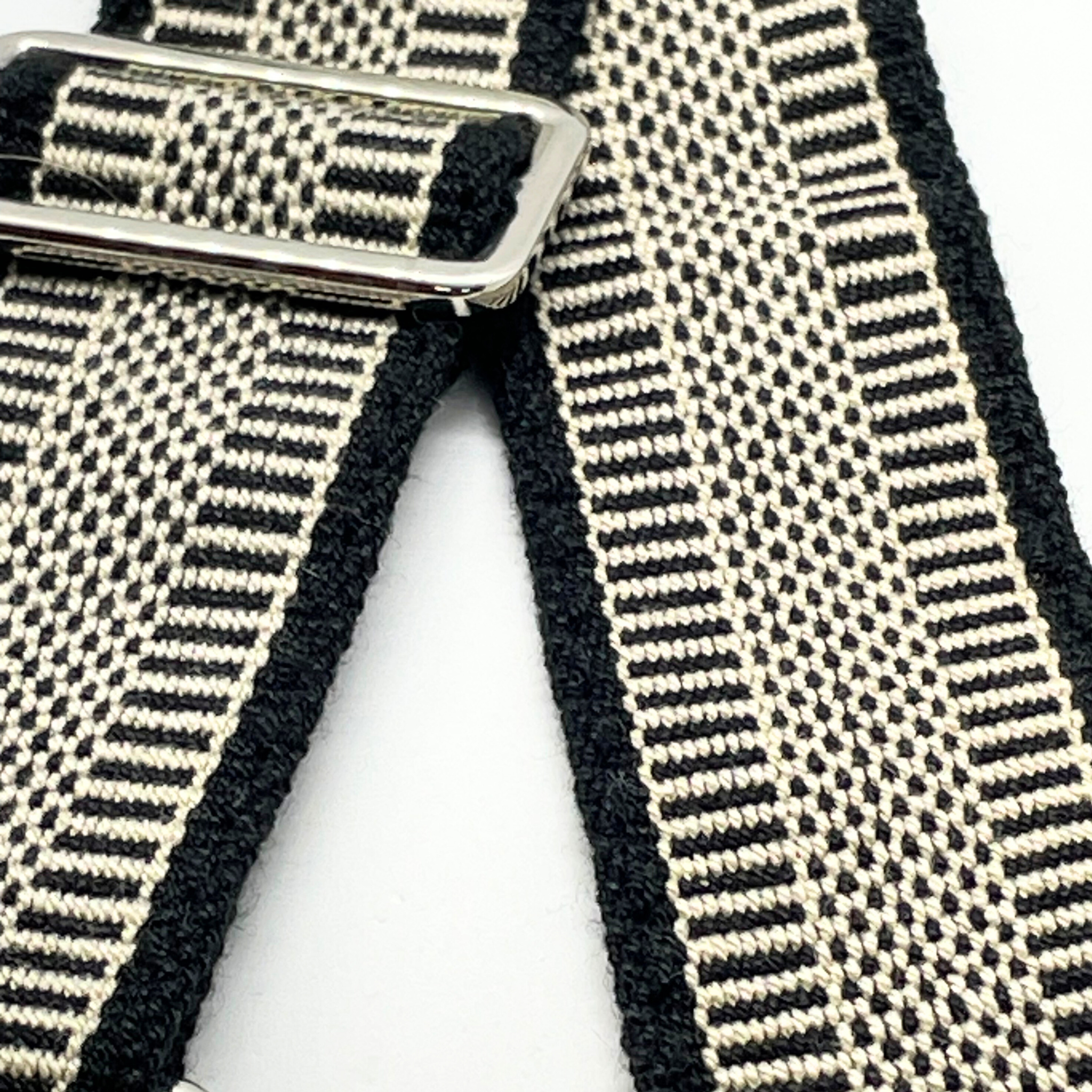 Ramona Handwoven Adjustable Bag Straps Adjustable Leather Black Alejandra Collective
