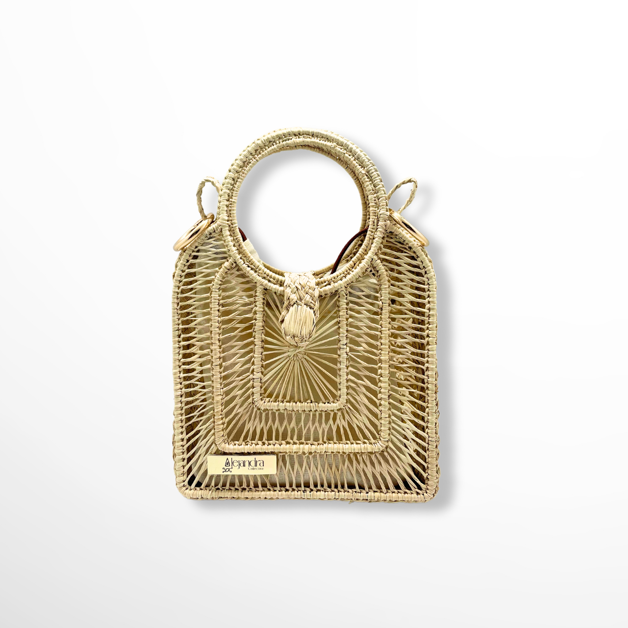 Sarah Woven Basket Bags Alejandra Collective