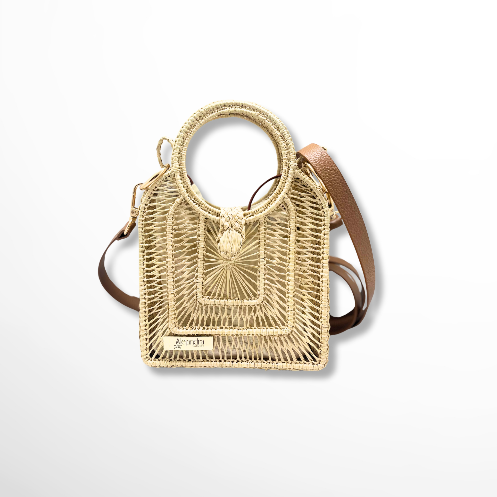 Sarah Woven Basket Bags Alejandra Collective