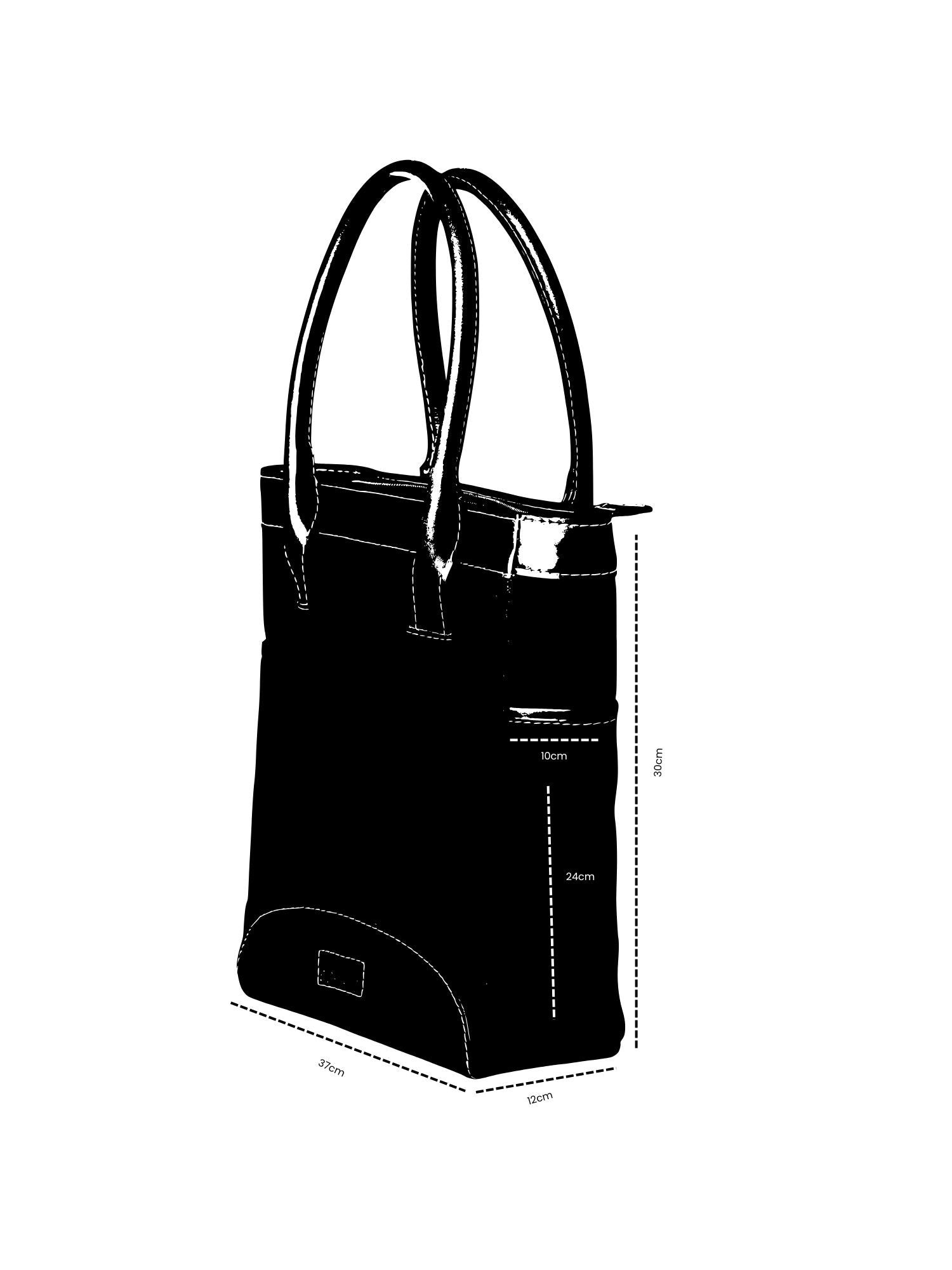 Sienna Leather Tote Bag Tan Alejandra Collective