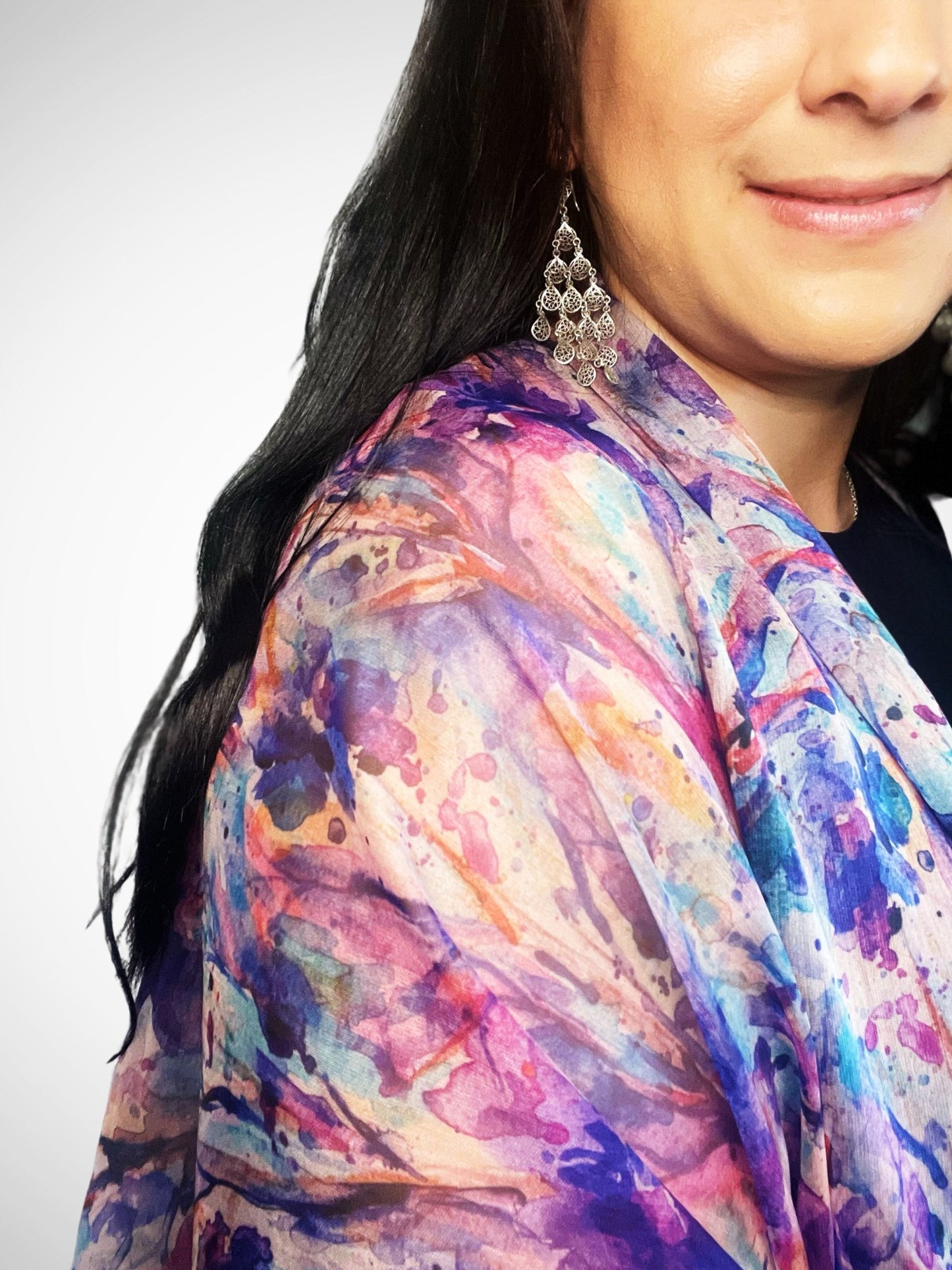 Silk Scarf Hand Dyed Alejandra Collective