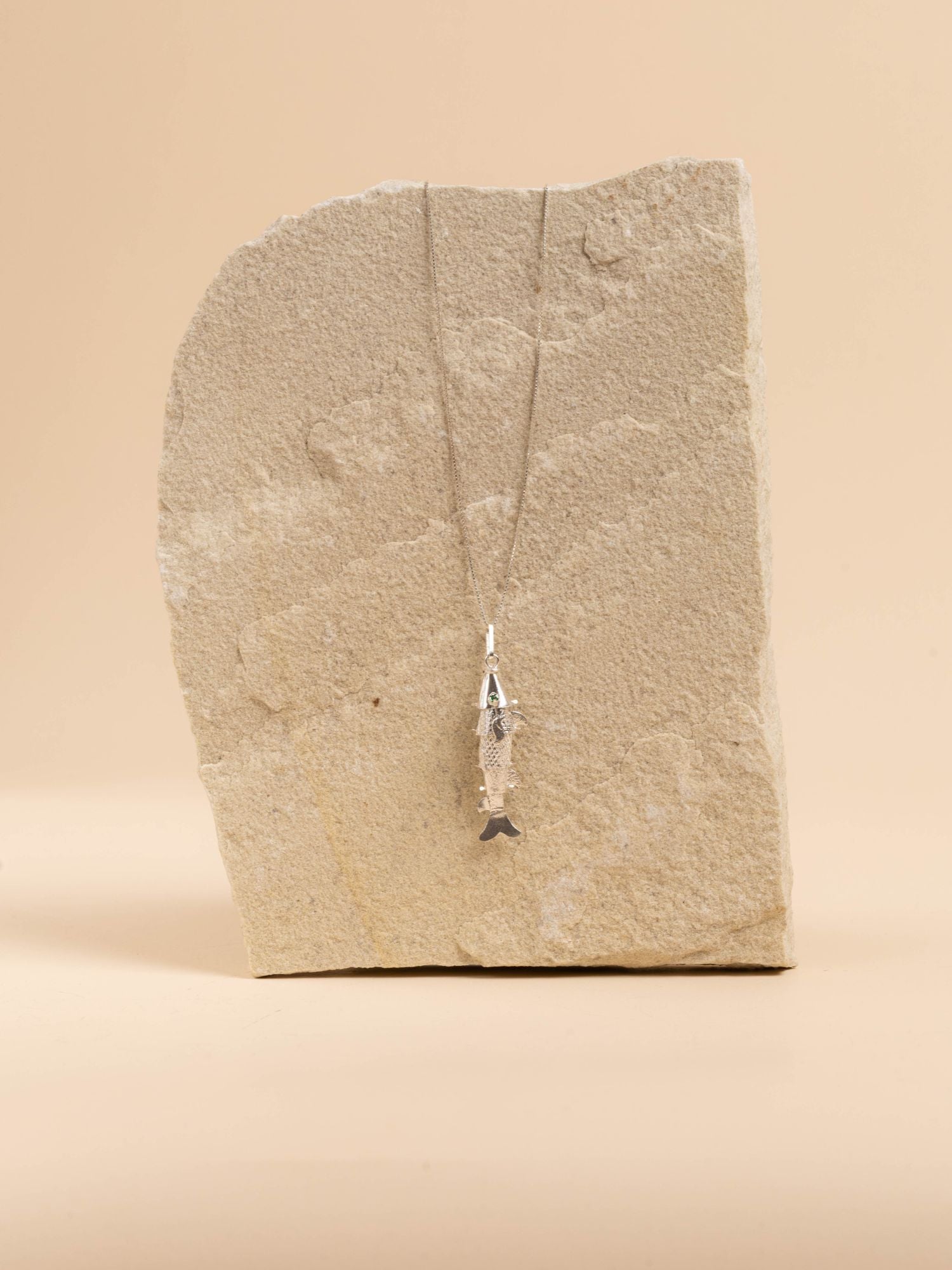 Sirena Pez Pendant Filigree Necklace Alejandra Collective