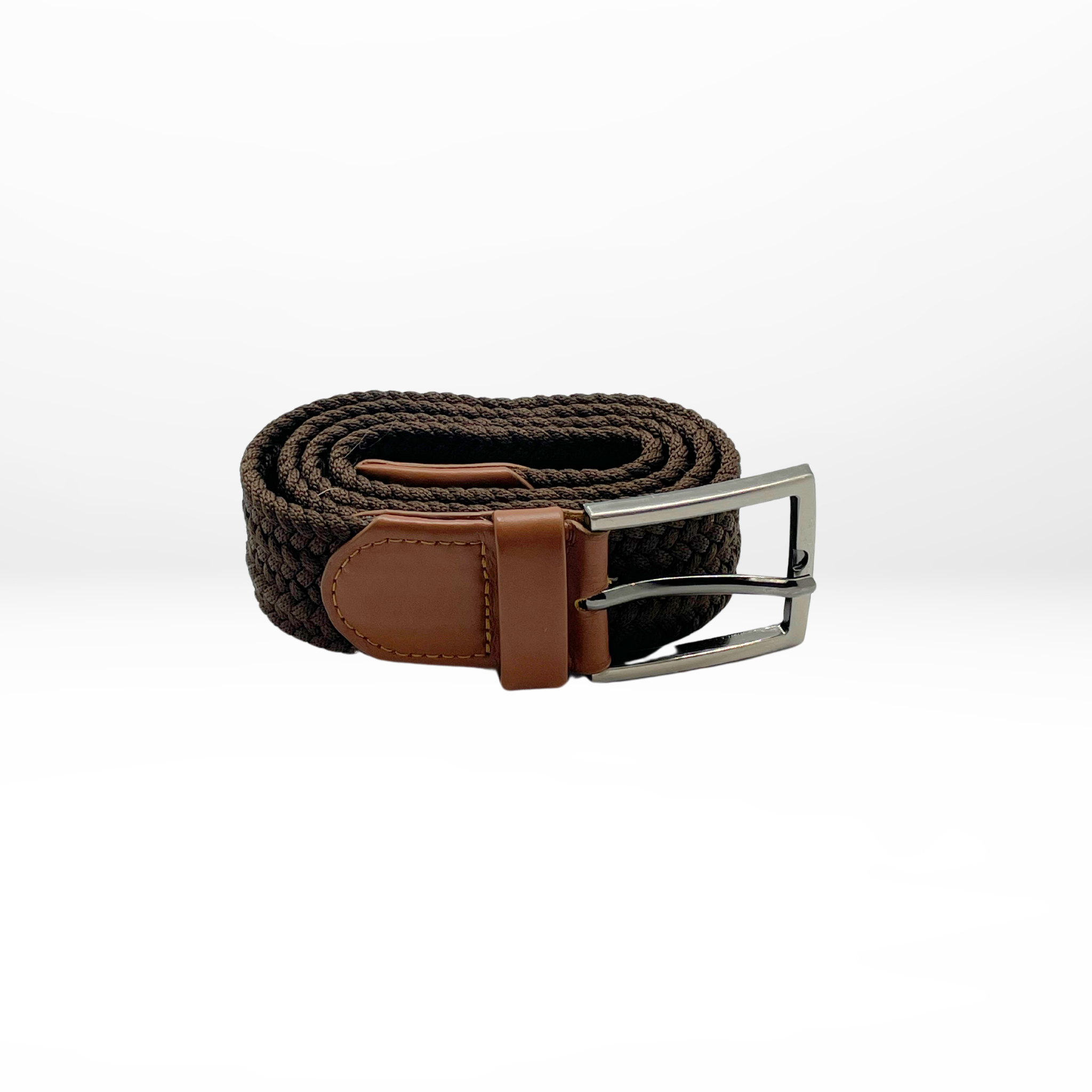 Genuine Full Grain Leather Woven Belts Alejandra Collective
