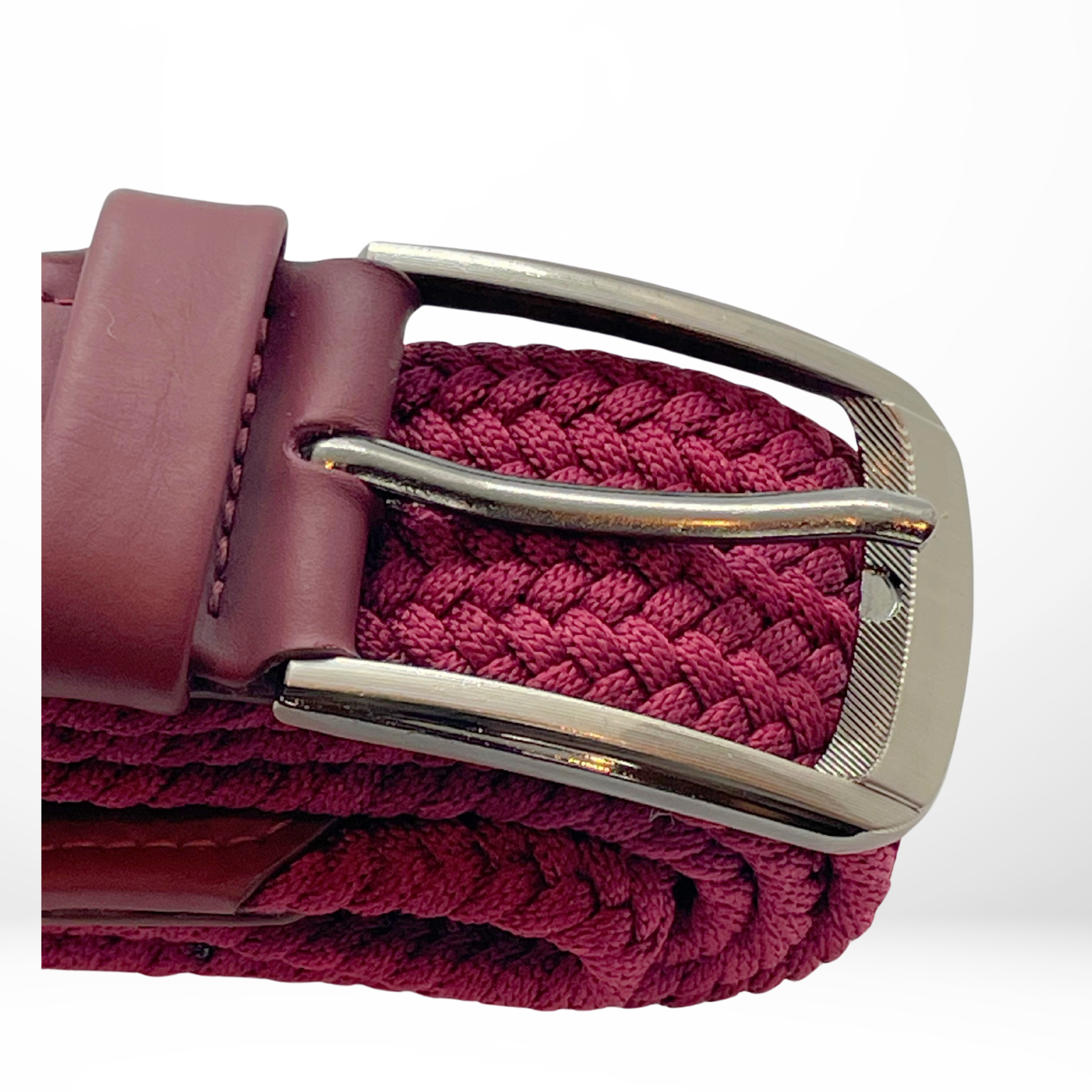 Genuine Full Grain Leather Woven Belts Alejandra Collective