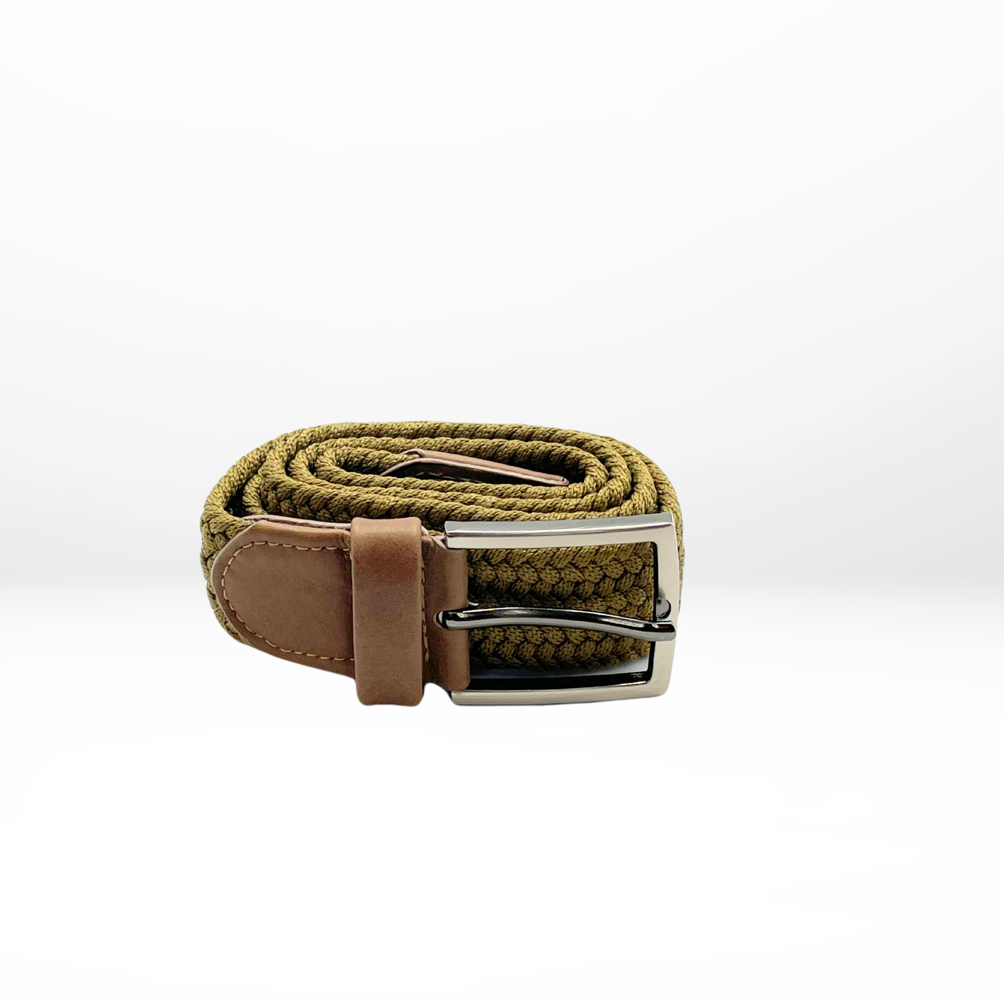 Genuine Full Grain Leather Woven Belts Alejandra Collective