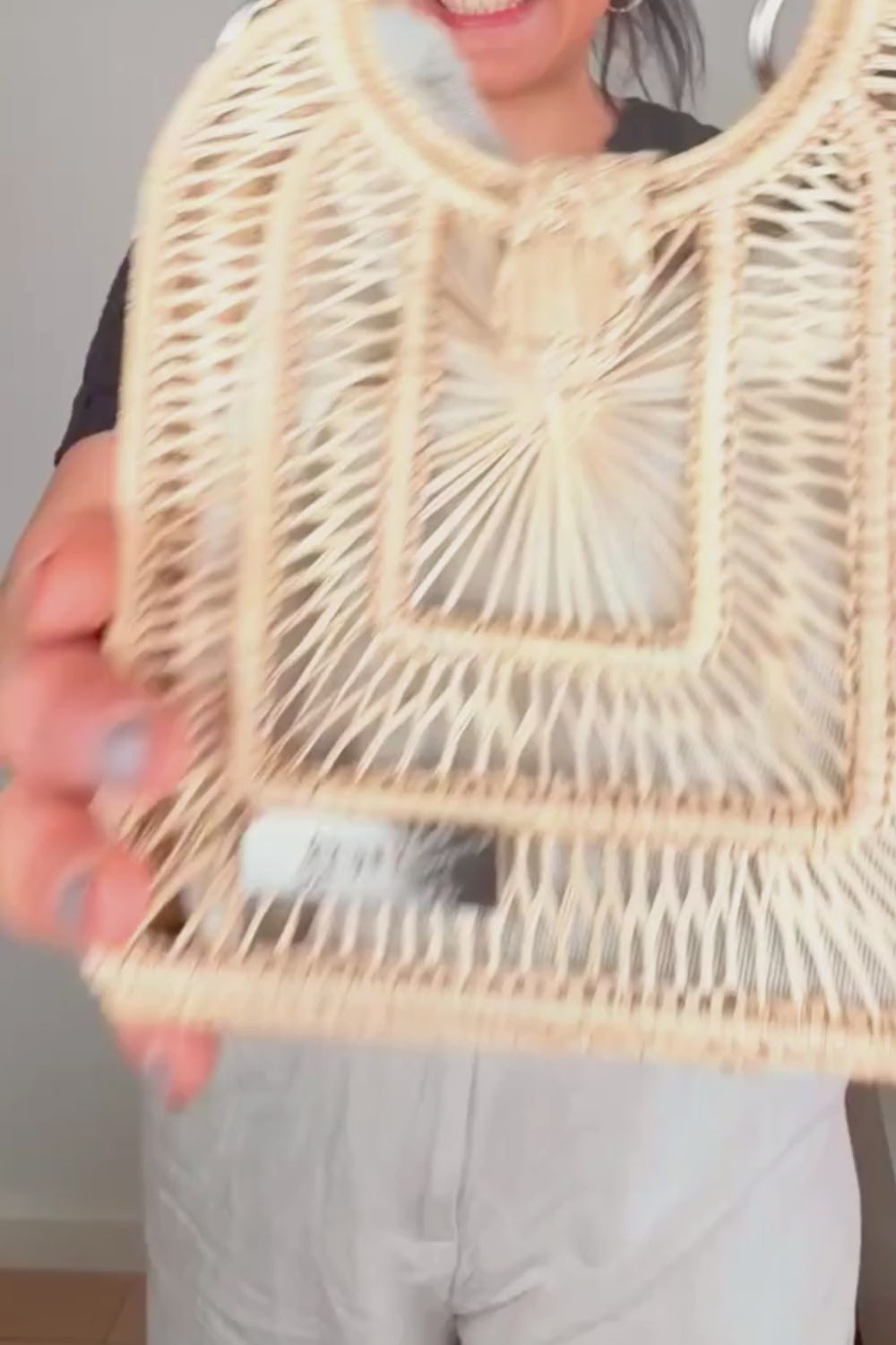 Sarah Woven Basket Bag-Alejandra Collective
