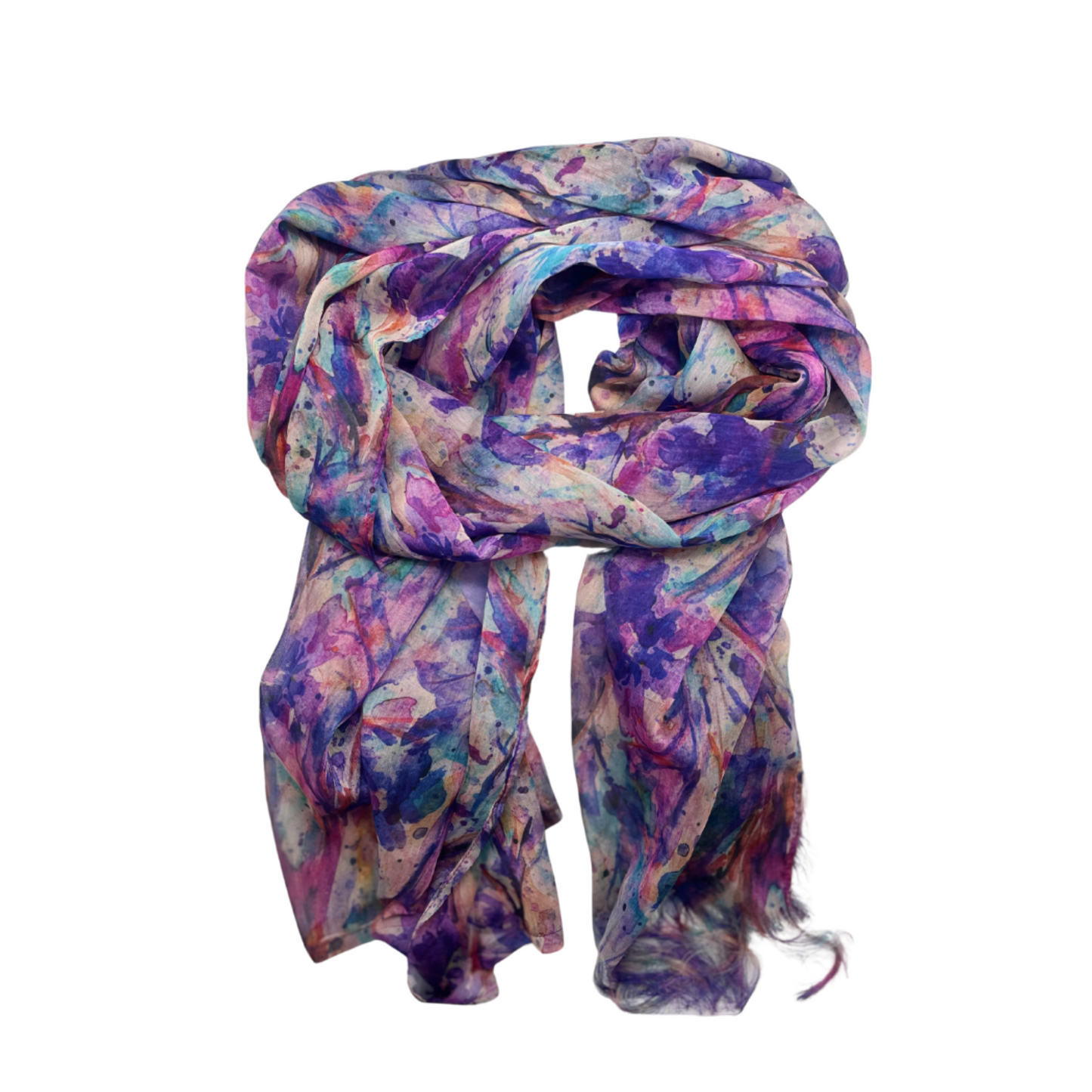 Silk Scarf Hand Dyed-Alejandra Collective