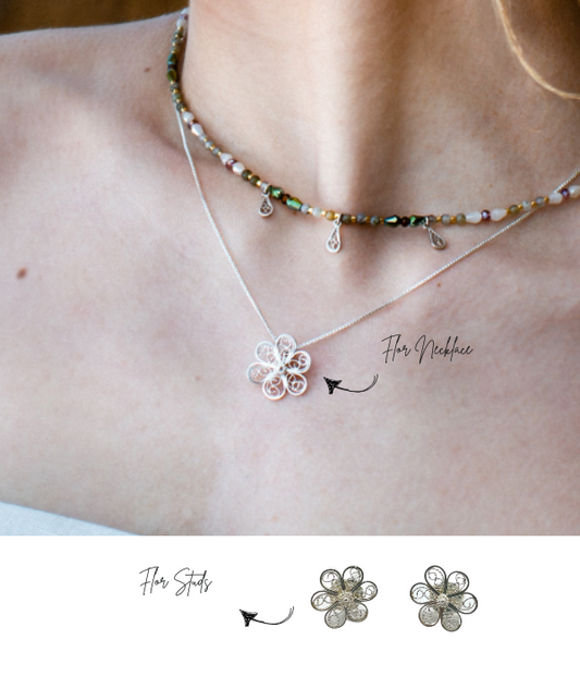 Orchid Filigree Gold Set (Copy) Alejandra Collective