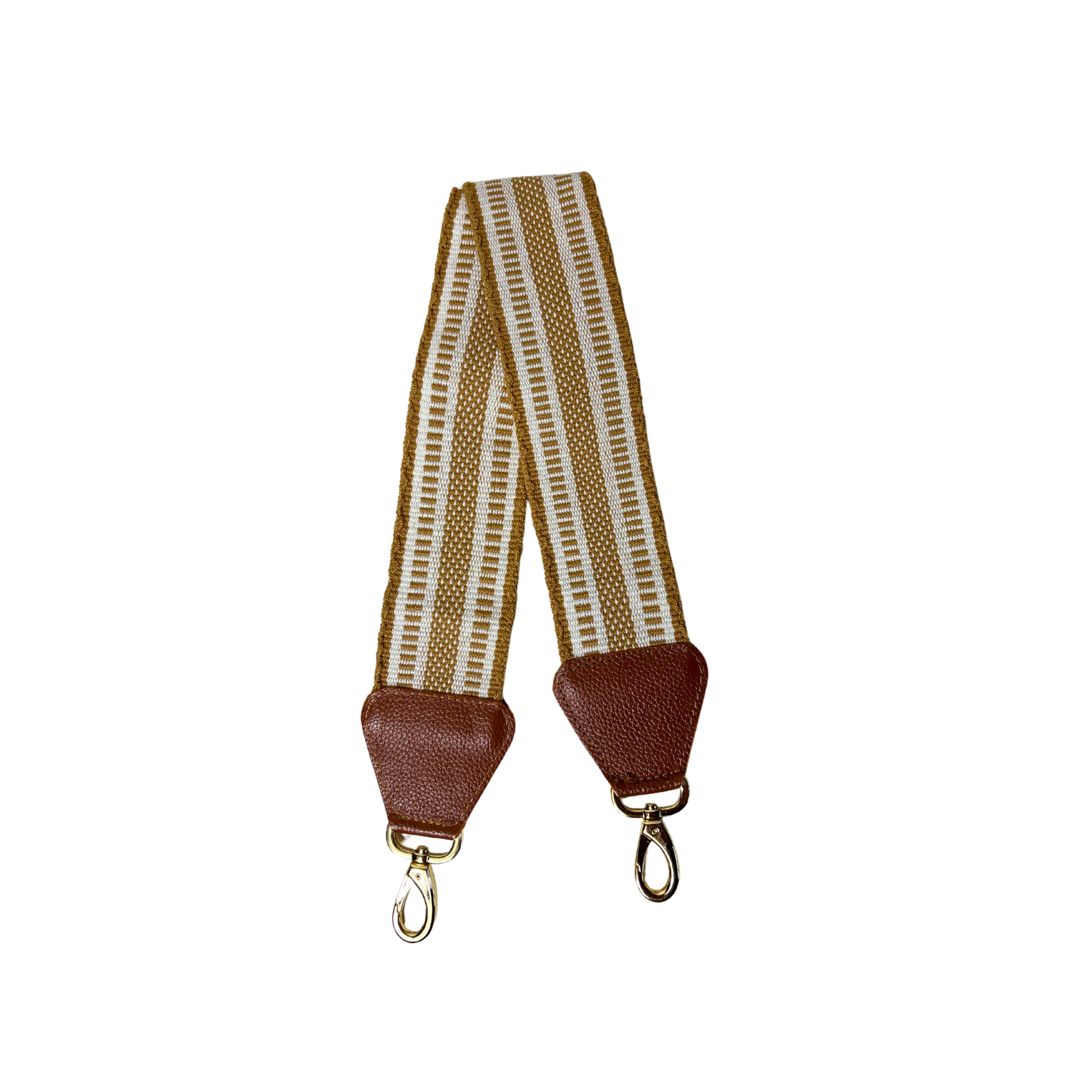 Handwoven Bag and camera Strap Cream Alejandra Collective