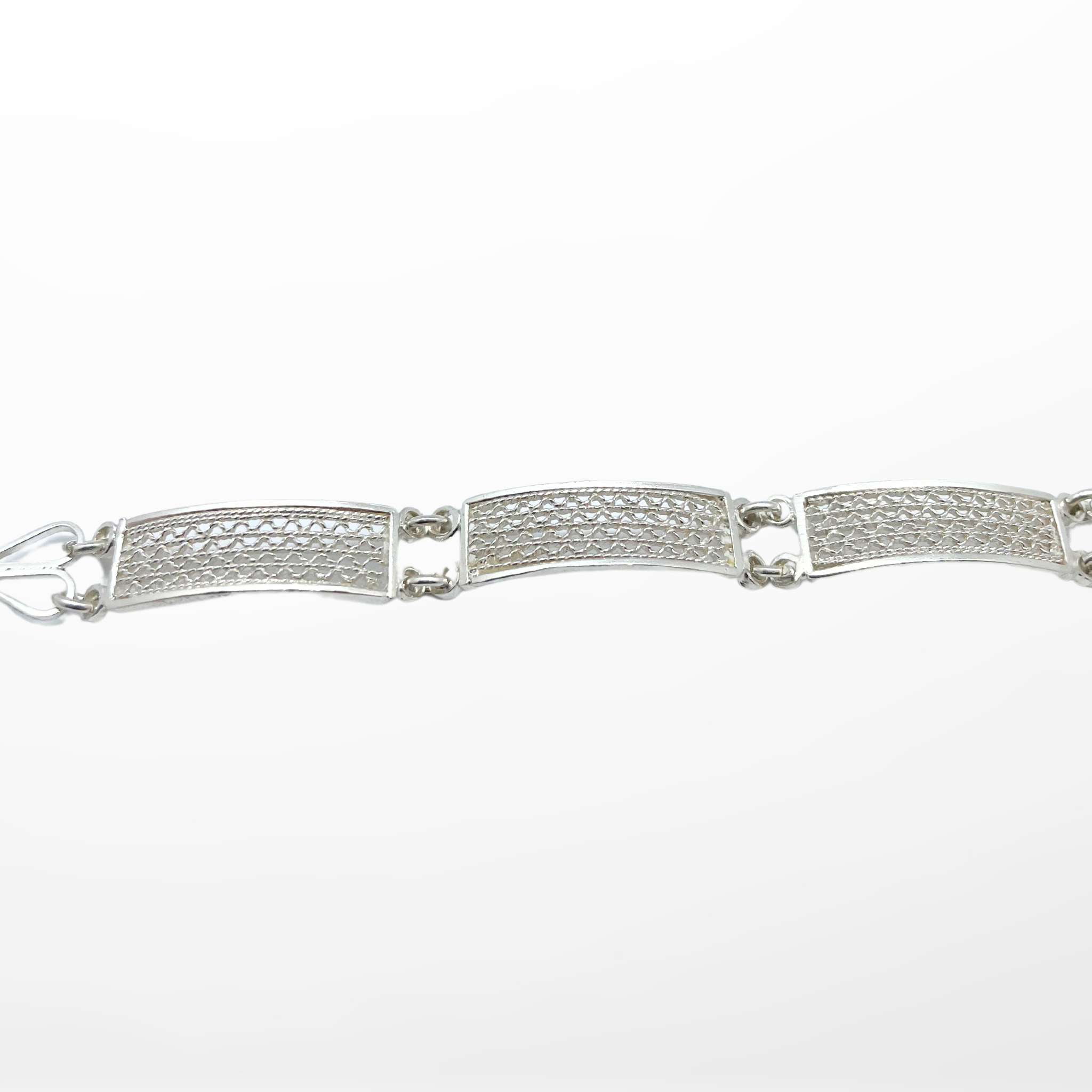 Amaranta Filigree Silver Bracelet Alejandra Collective