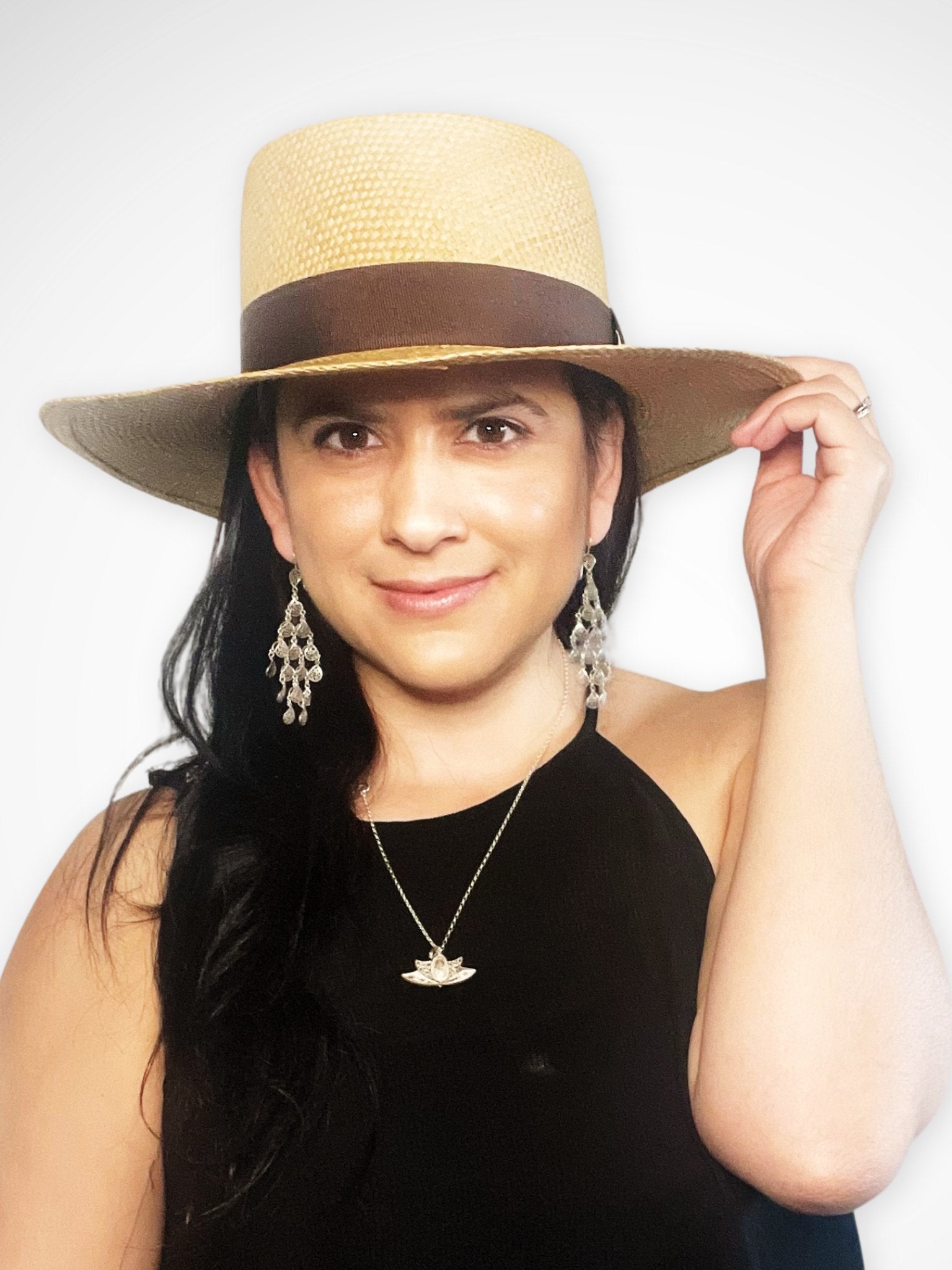Cordovez Woven Hat Brown- Continente Dorado 