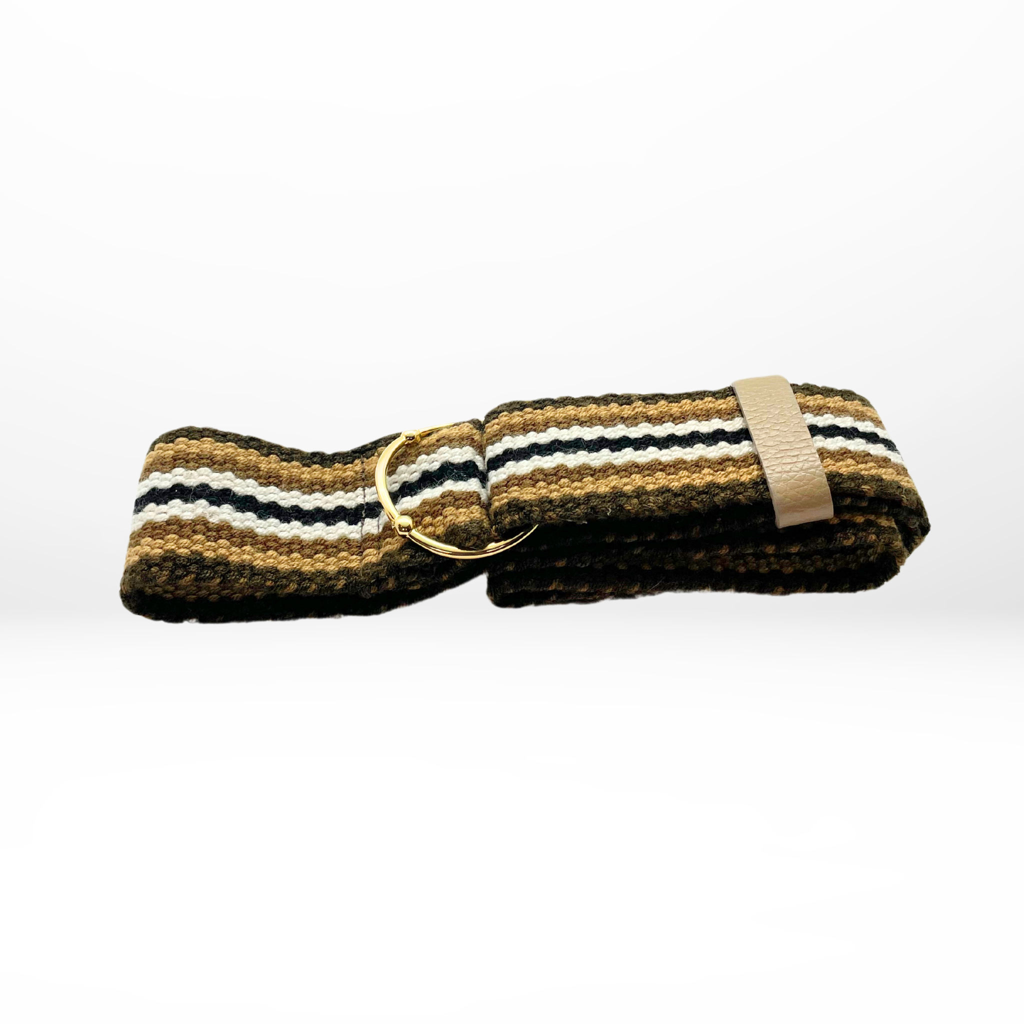 Woven Crochet Belts Stripes Alejandra Collective