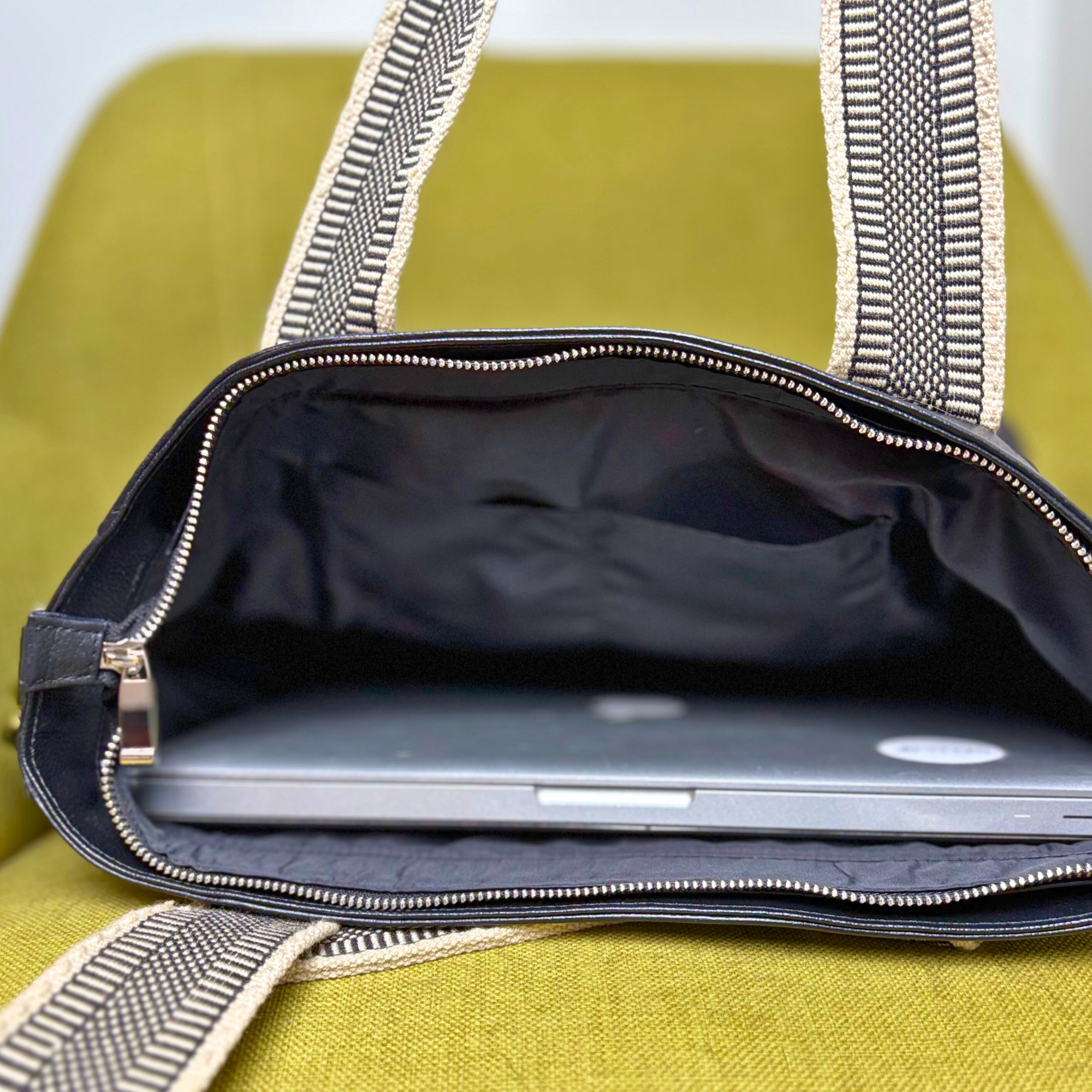 Mia Genuine Full Grain Leather Tote Bag Alejandra Collective
