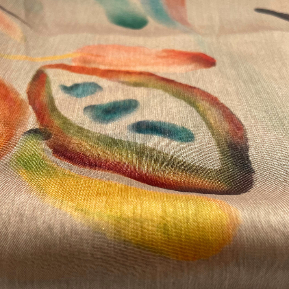 Helena Silk Scarf-Continente Dorado