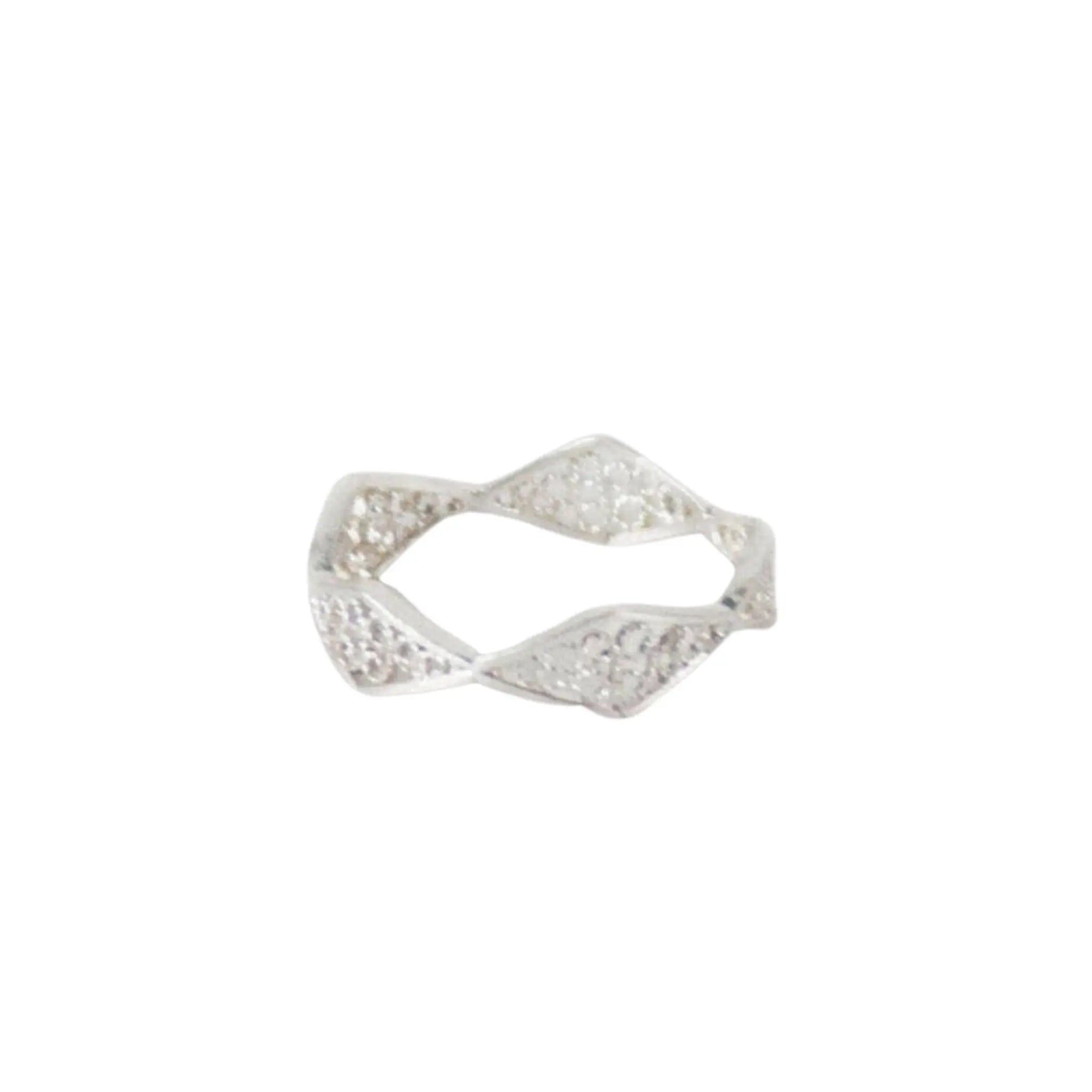 Rita Filigree Ring Silver Continente Dorado