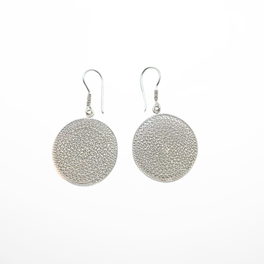 Sol Drop Earrings Silver-PRE-ORDER