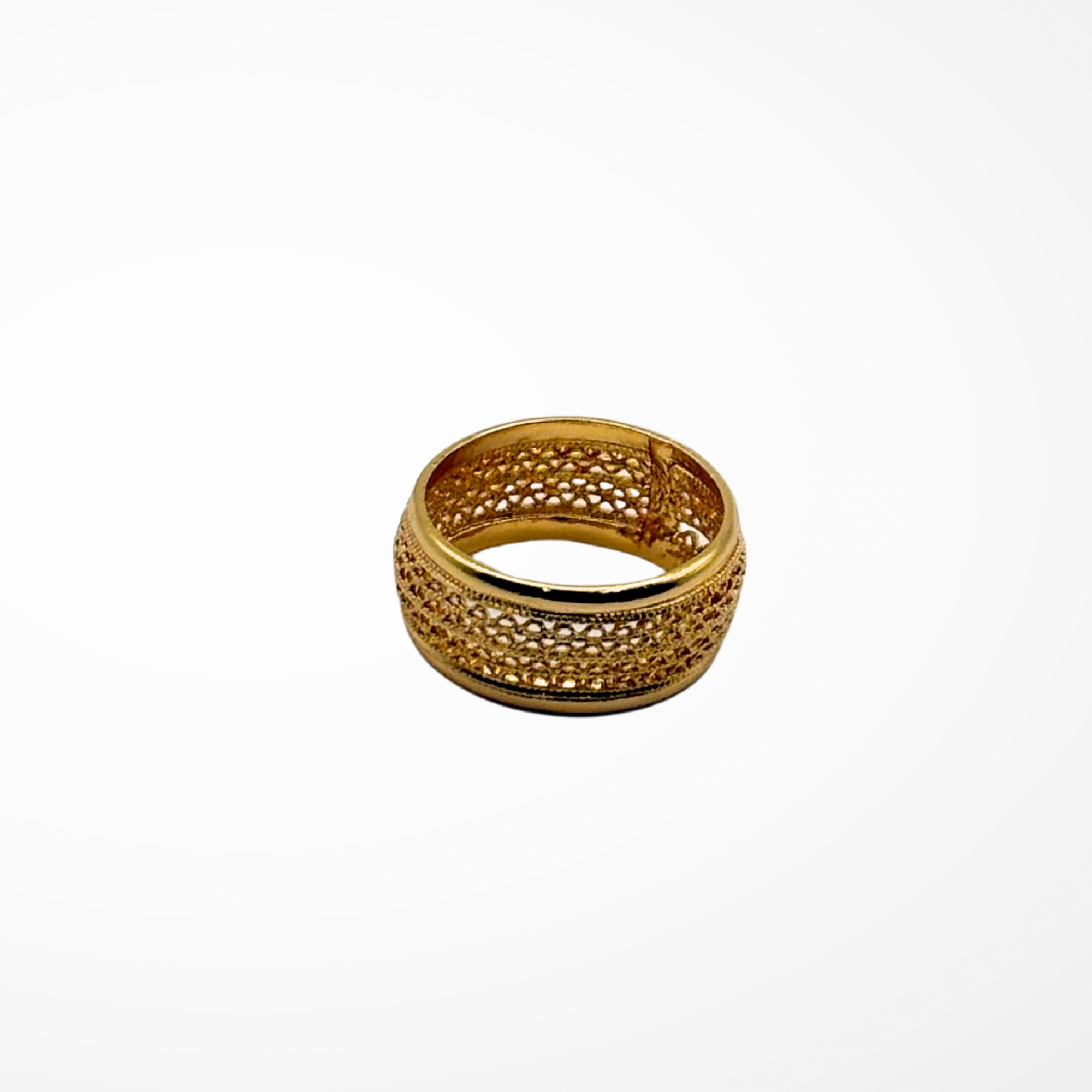Sophia Filigree Ring Band Gold Alejandra Collective