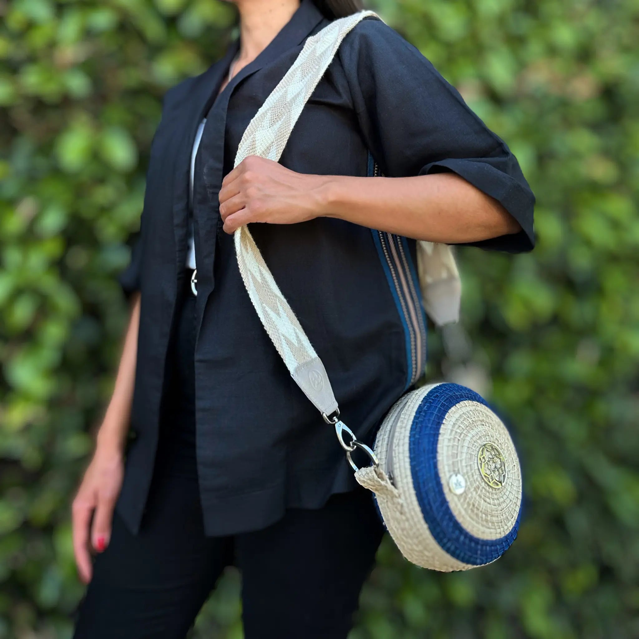 Susie Woven Bag Crossbody Continente Dorado