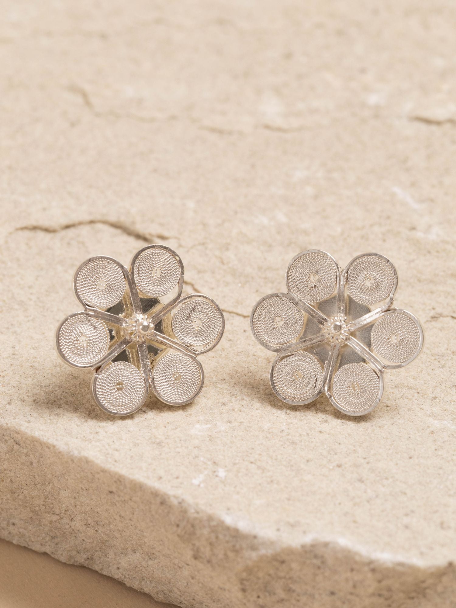 Vanessa Daisy Flower Studs Alejandra Collective