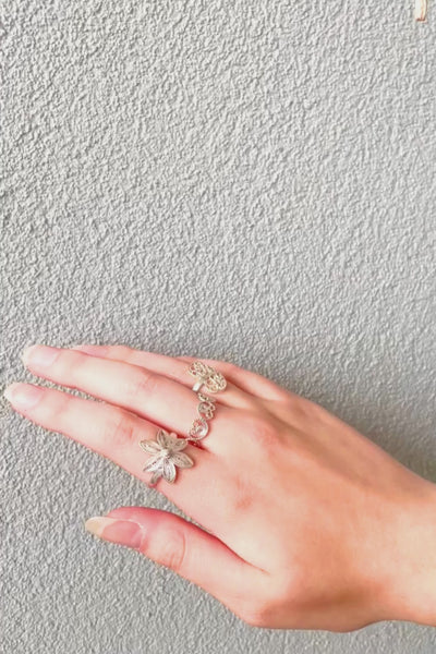 Ring Stack Silver-Alejandra Collective