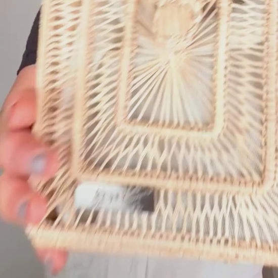 Sarah Woven Basket Bag-Alejandra Collective