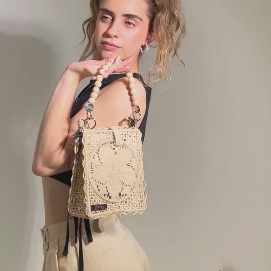 Olivia Woven Bag-Alejandra Collective