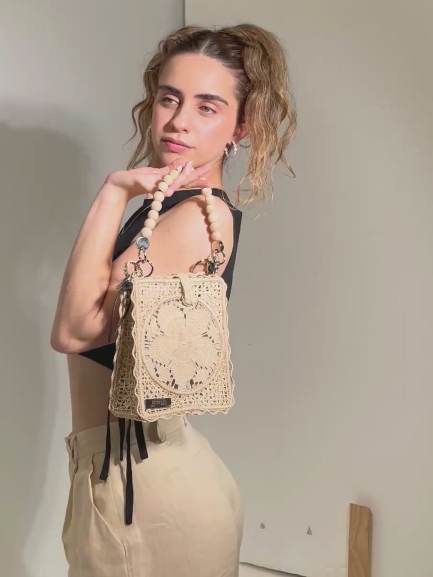 Olivia Woven Bag-Alejandra Collective